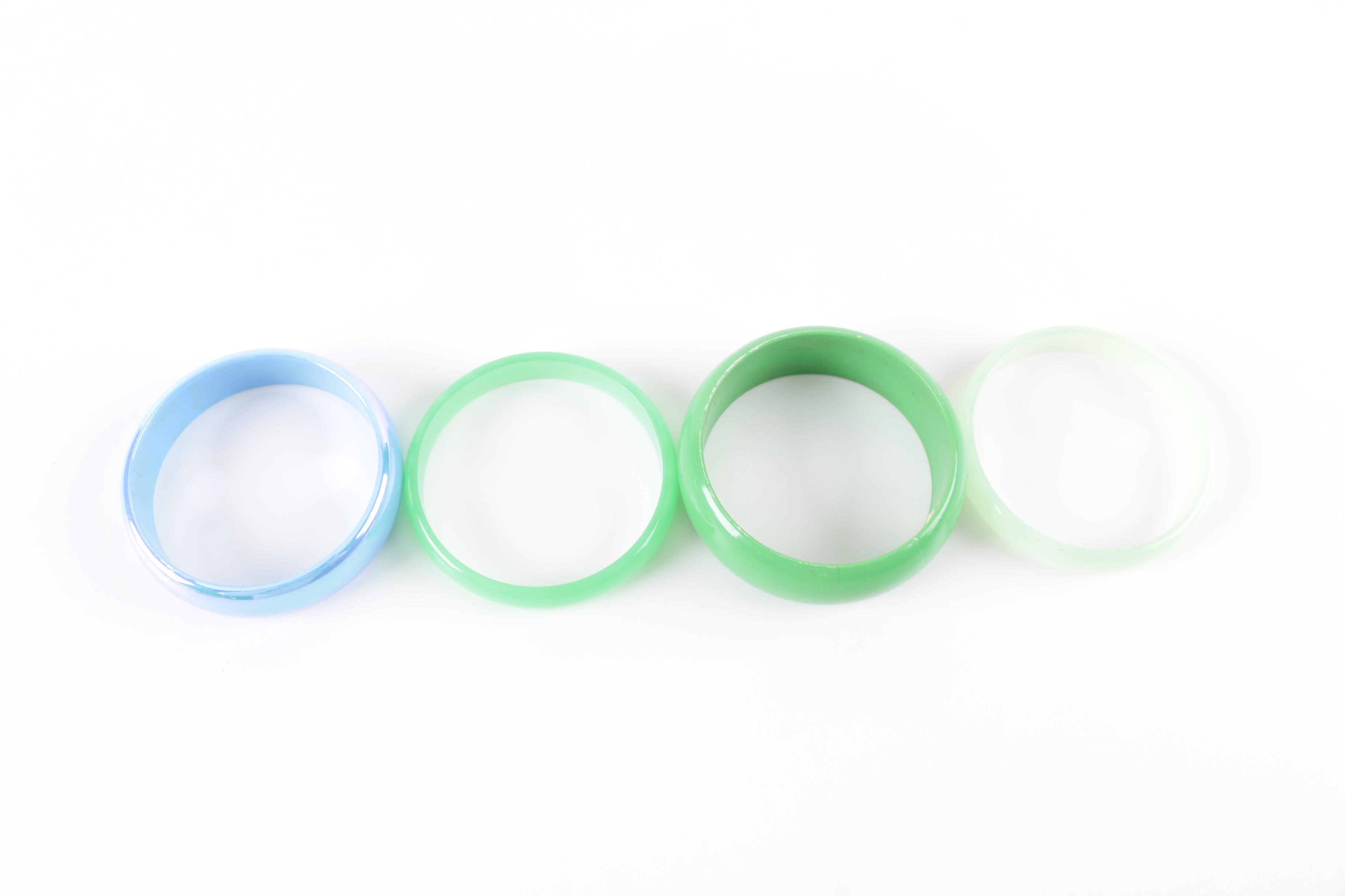 Colorful Vintage Bangle Bracelets