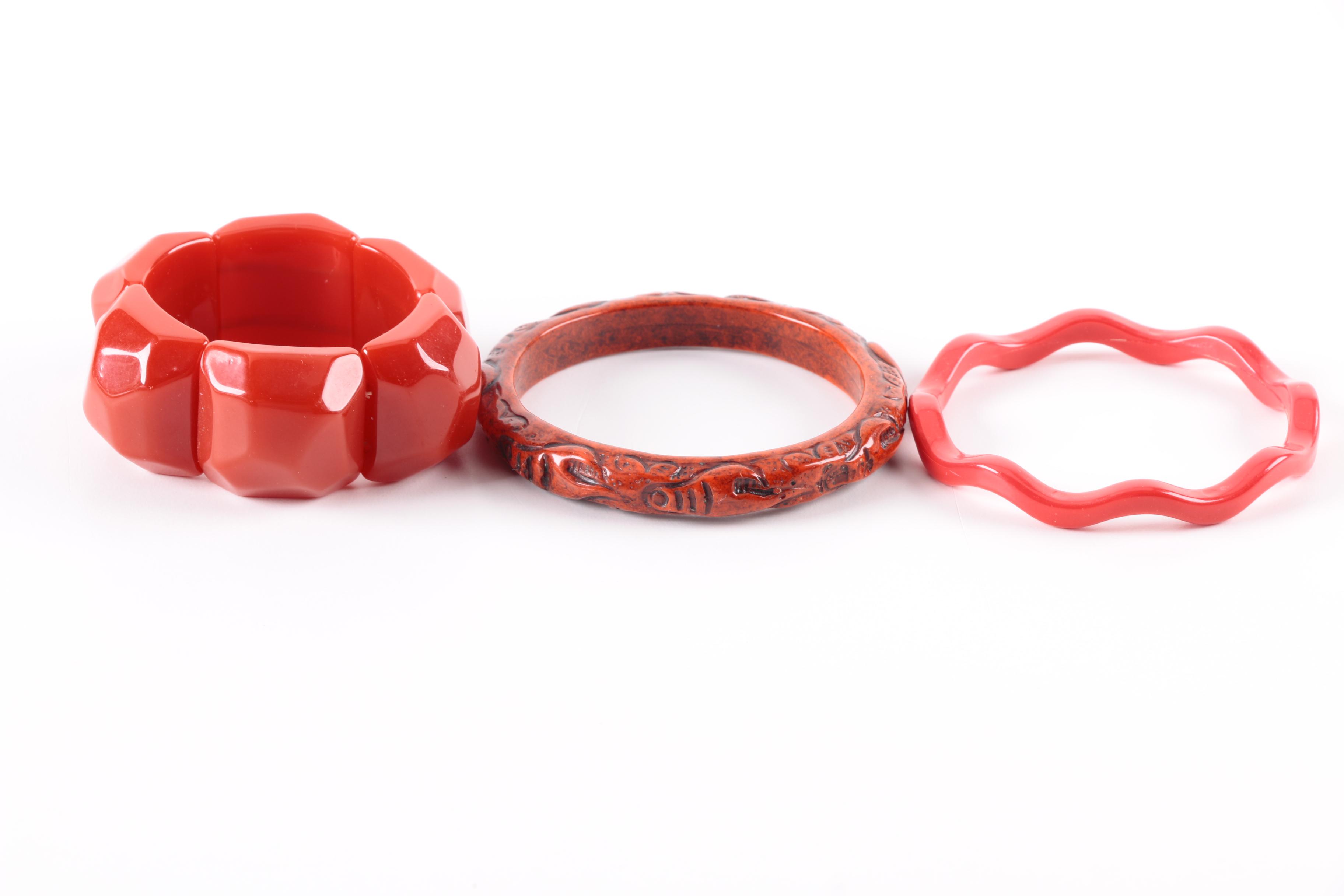 Colorful Vintage Bangle Bracelets