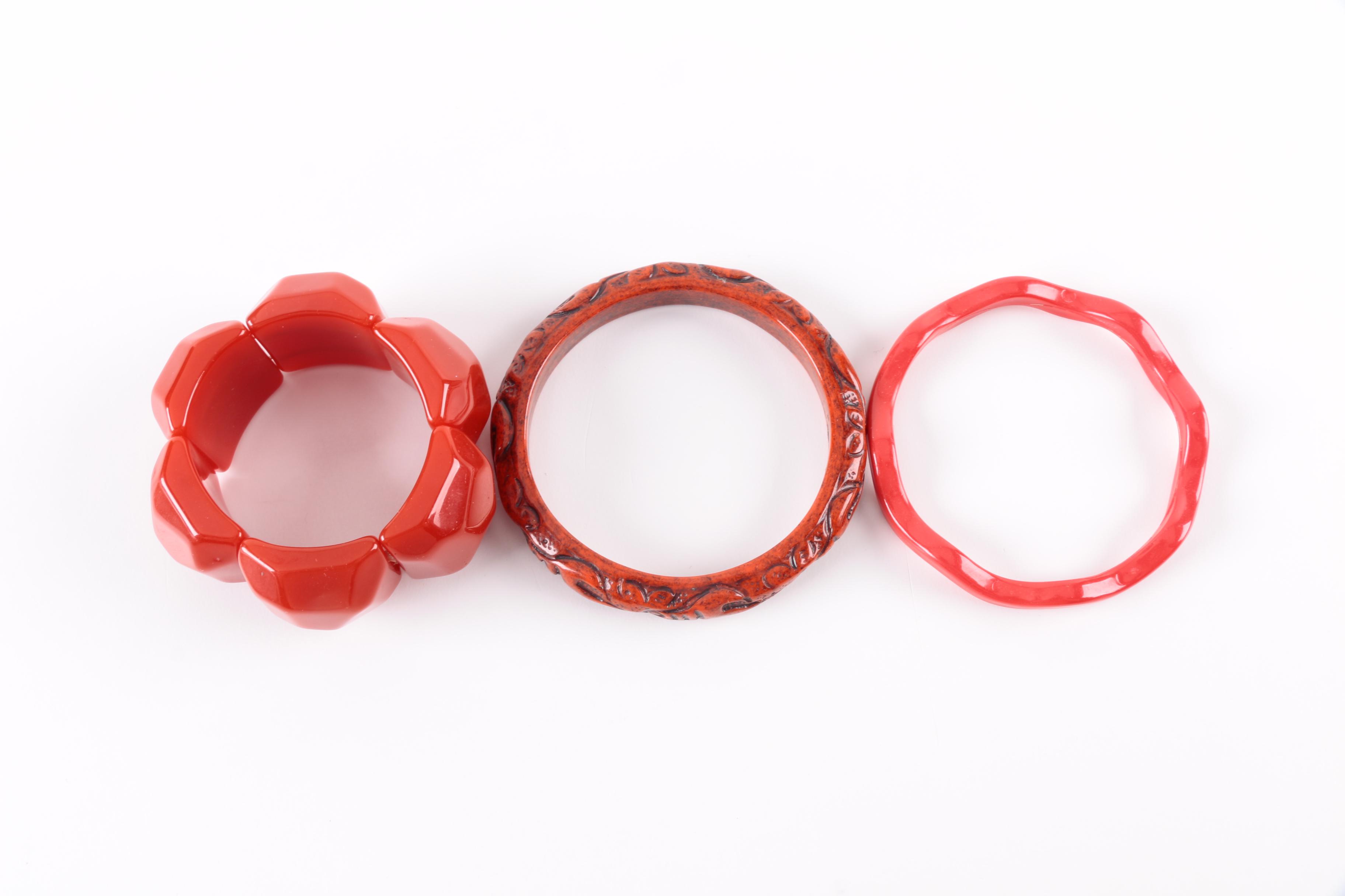 Colorful Vintage Bangle Bracelets