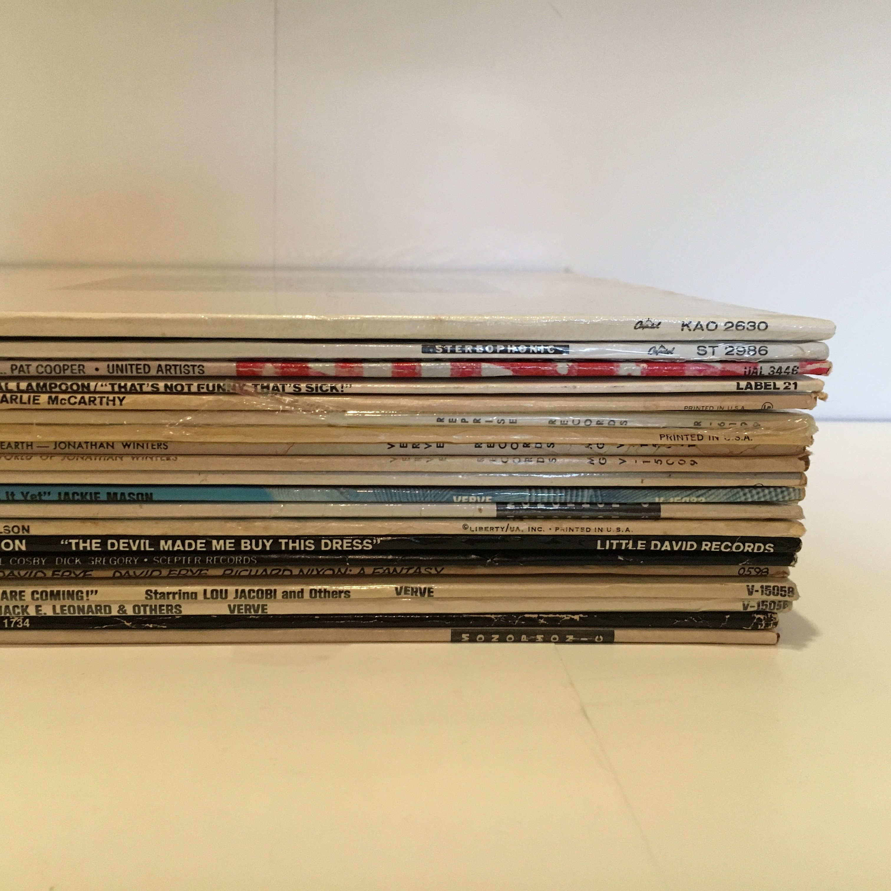 20 Vintage Comedy LP's from the 60's & 70's