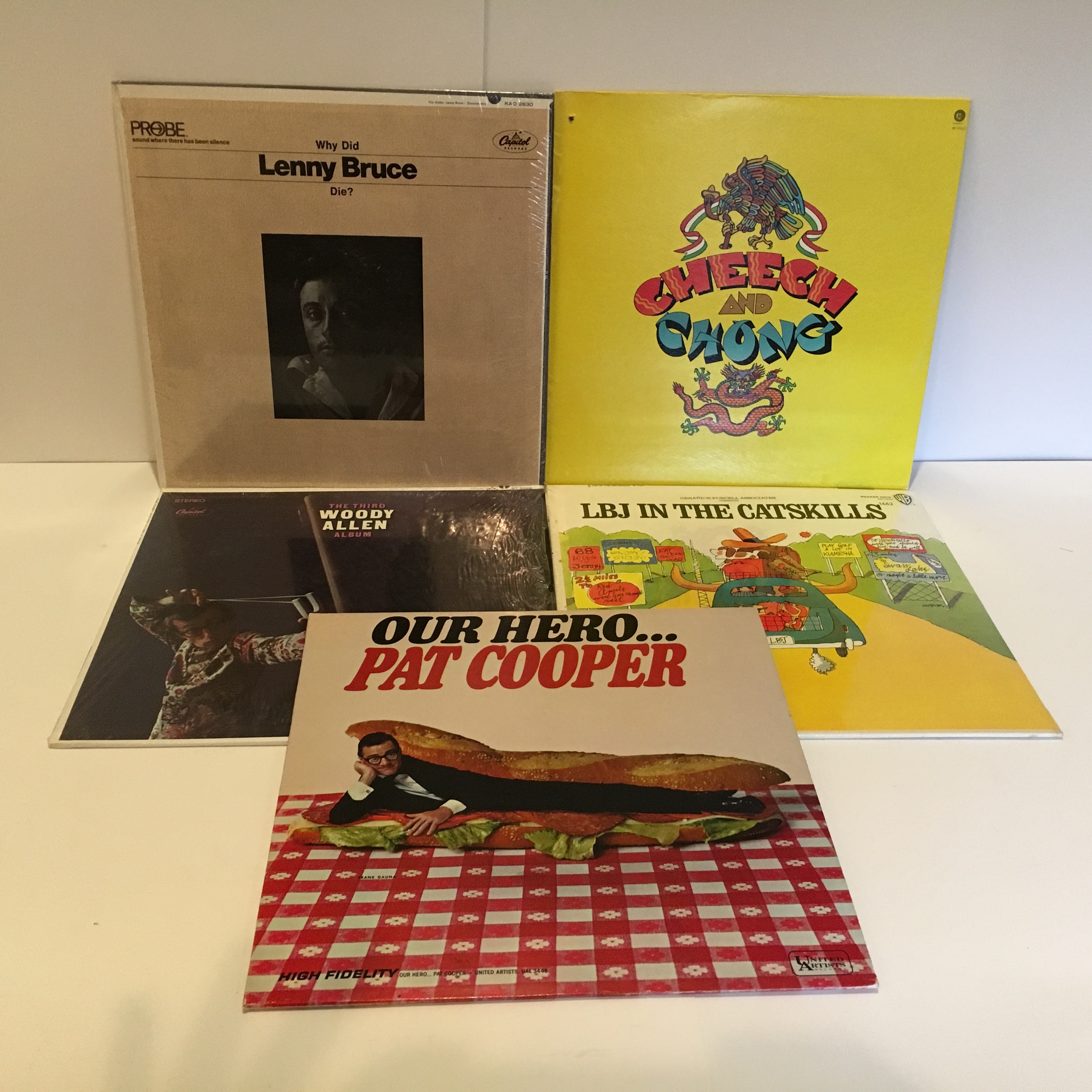 20 Vintage Comedy LP's from the 60's & 70's
