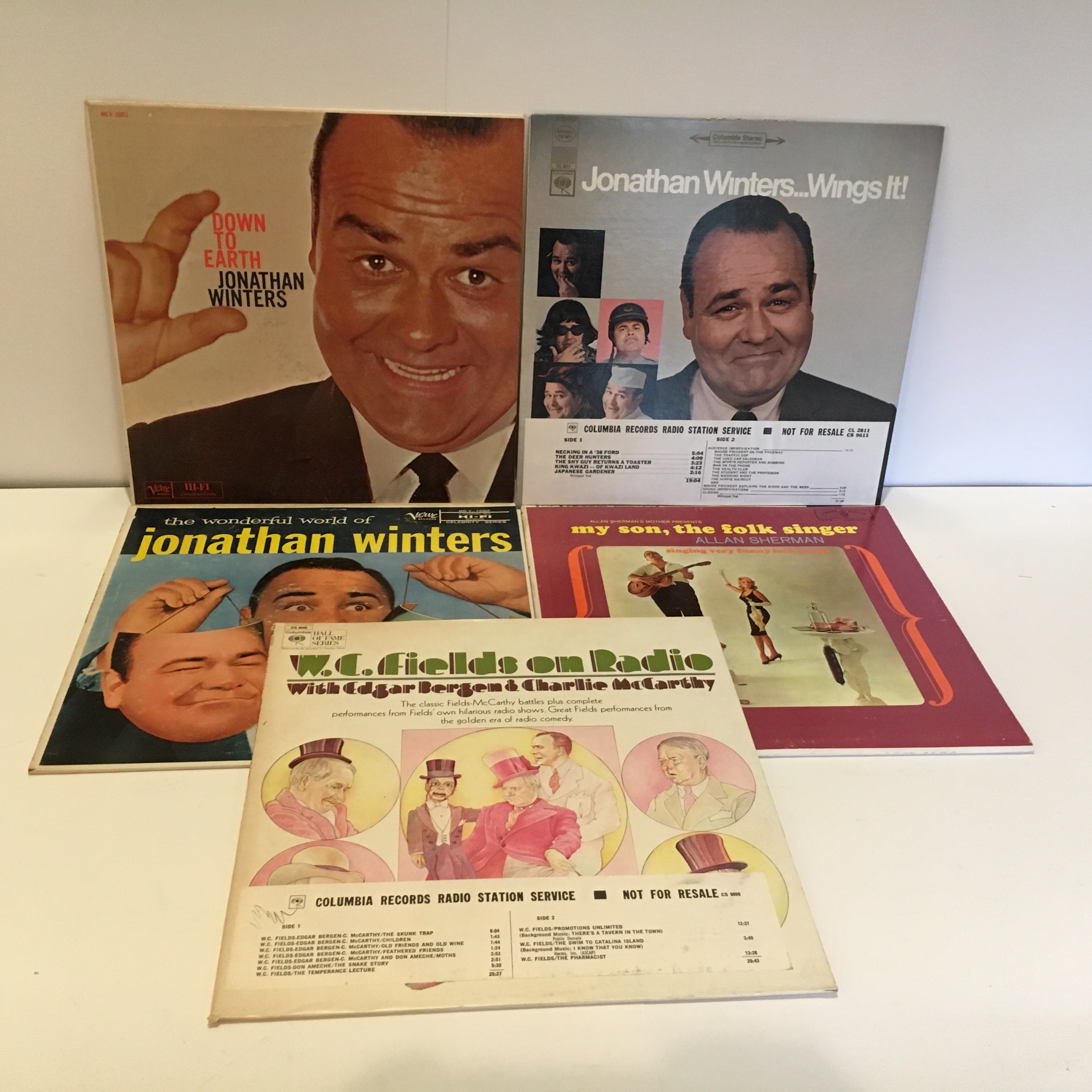 20 Vintage Comedy LP's from the 60's & 70's