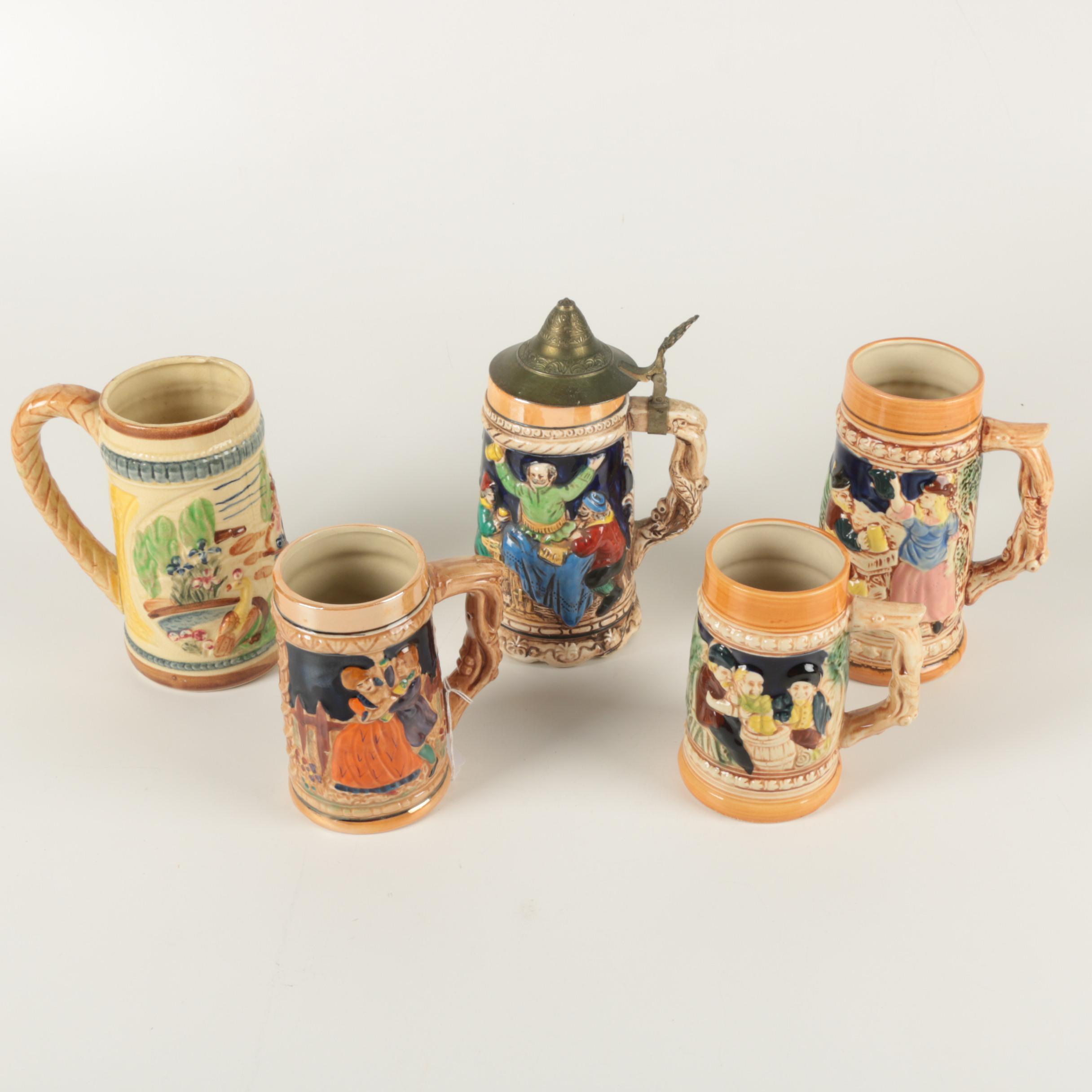 Vintage Ceramic Steins