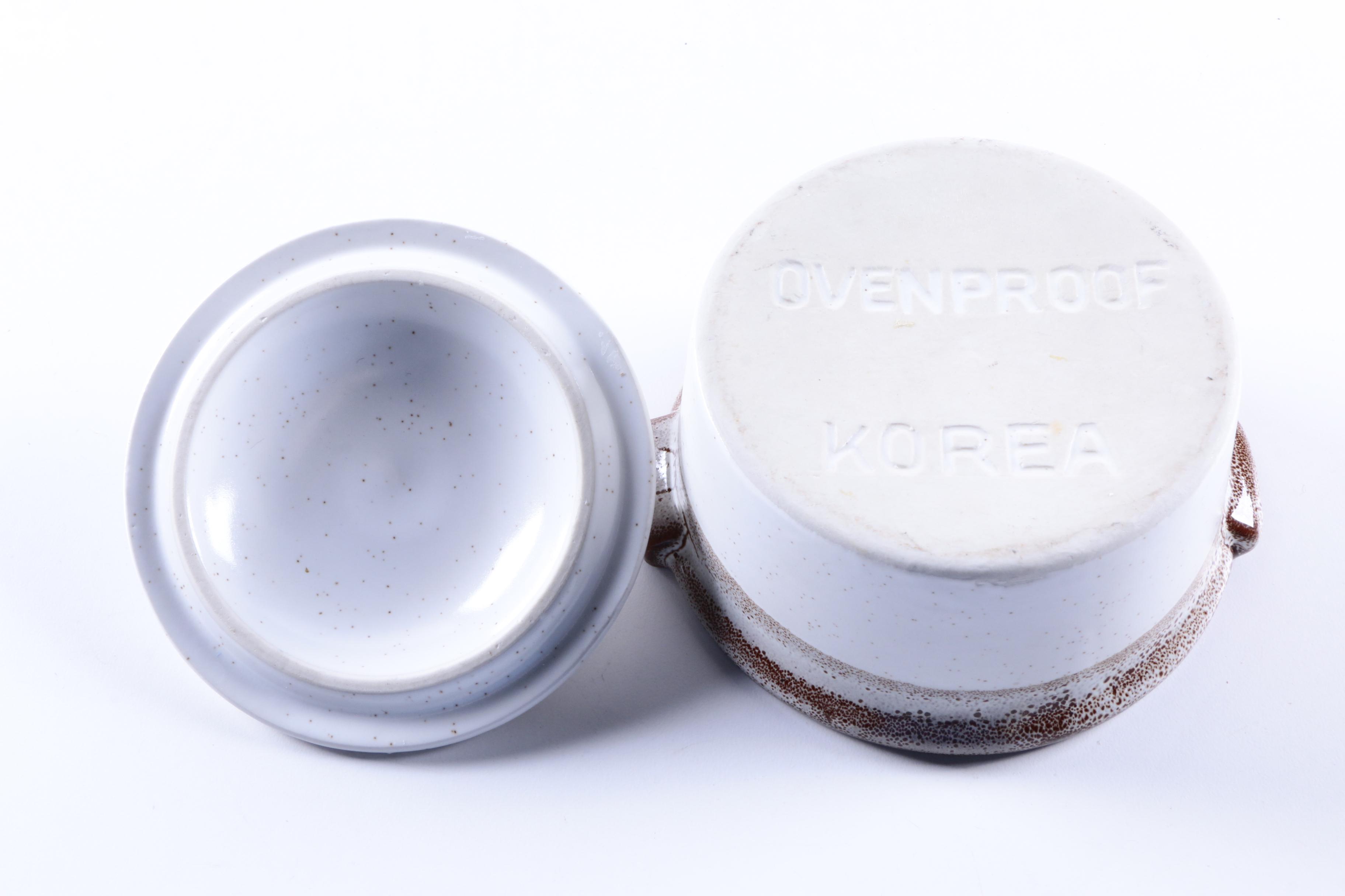 Vintage Covered Dishes Including Stoneware