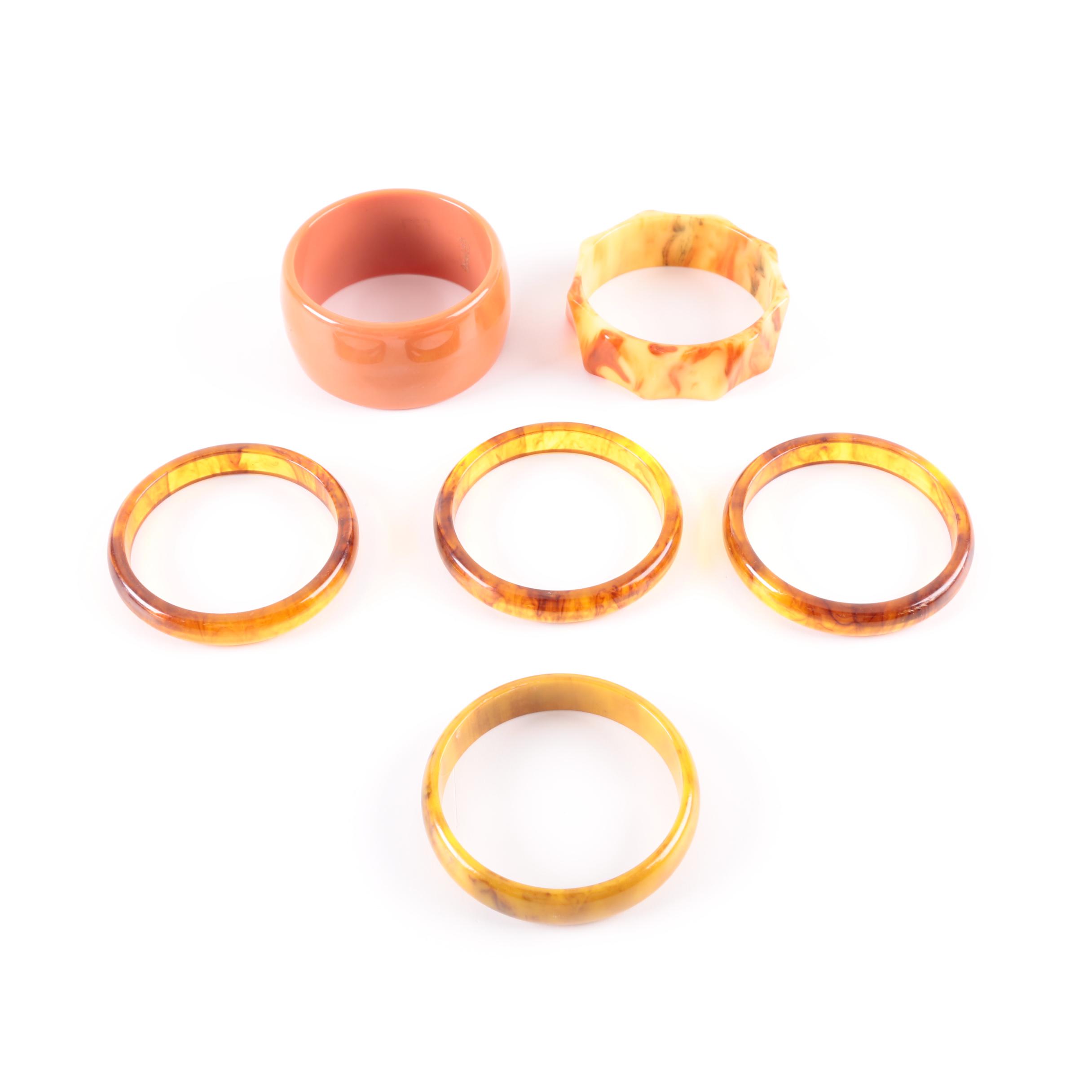 Vintage Bakelite Bangle Bracelets