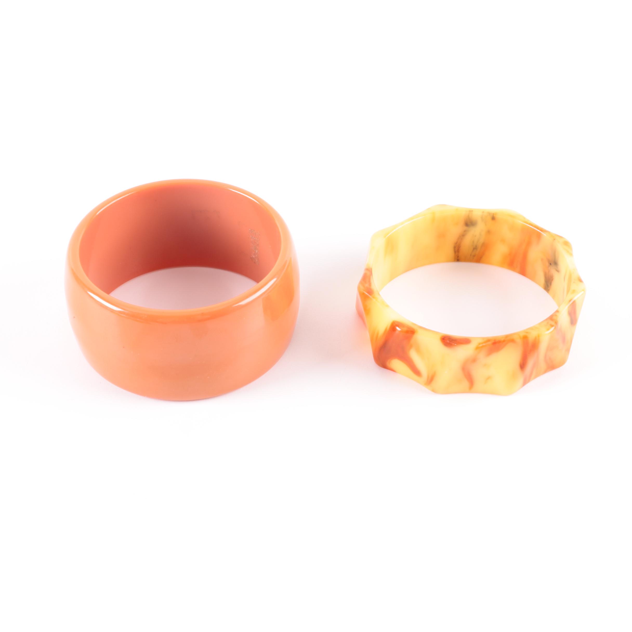 Vintage Bakelite Bangle Bracelets