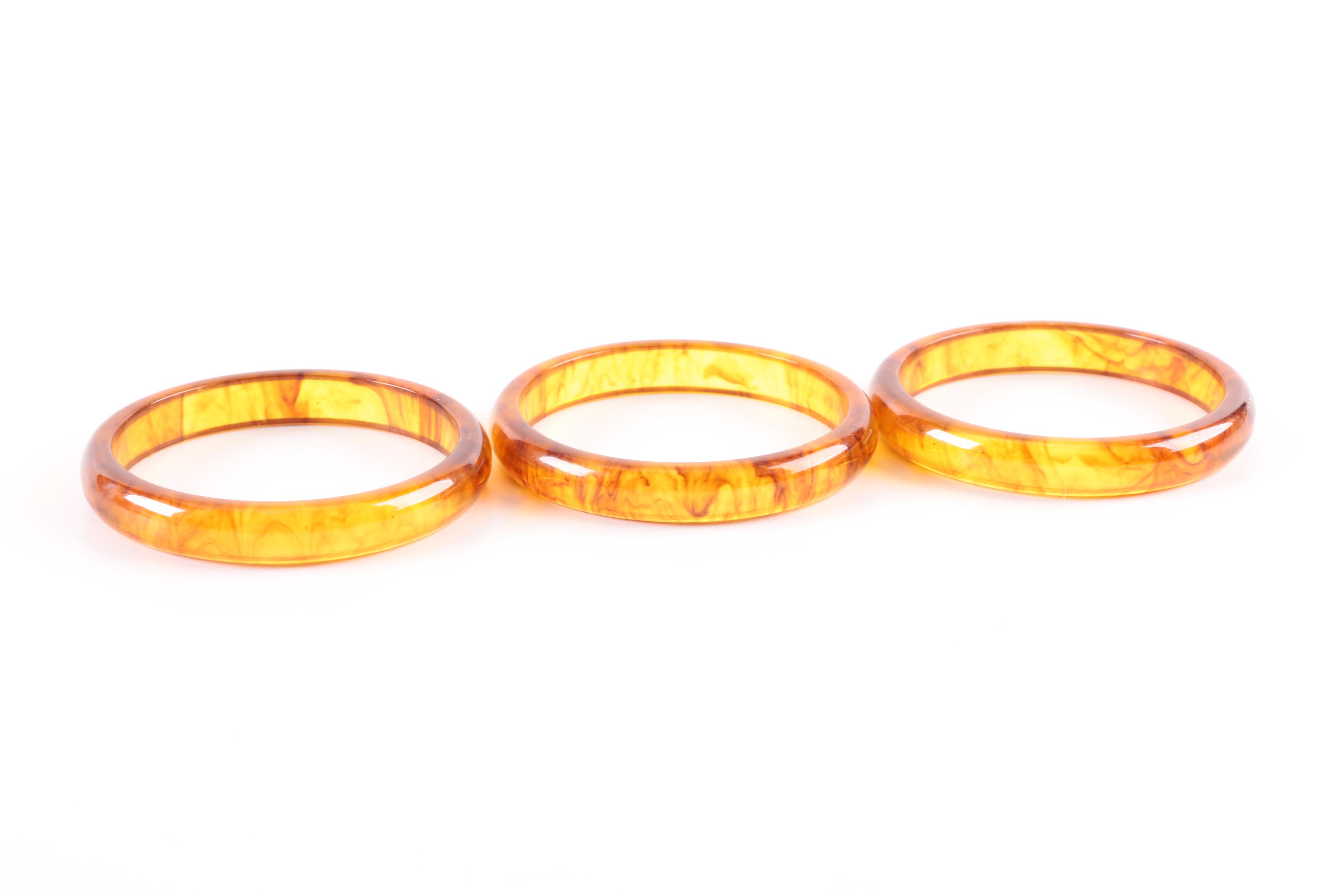 Vintage Bakelite Bangle Bracelets