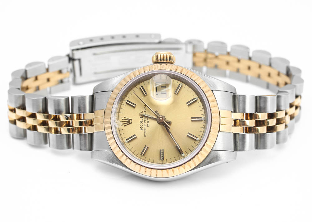Rolex Oyster Perpetual Datejust Stainless Steel and 18K Yellow Gold Watch