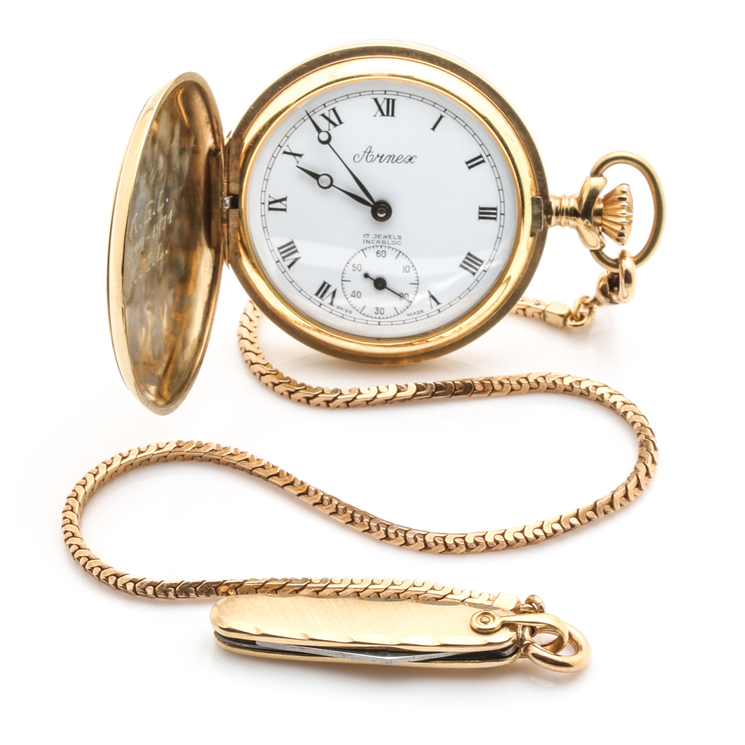 Arnex pocket watch discount train