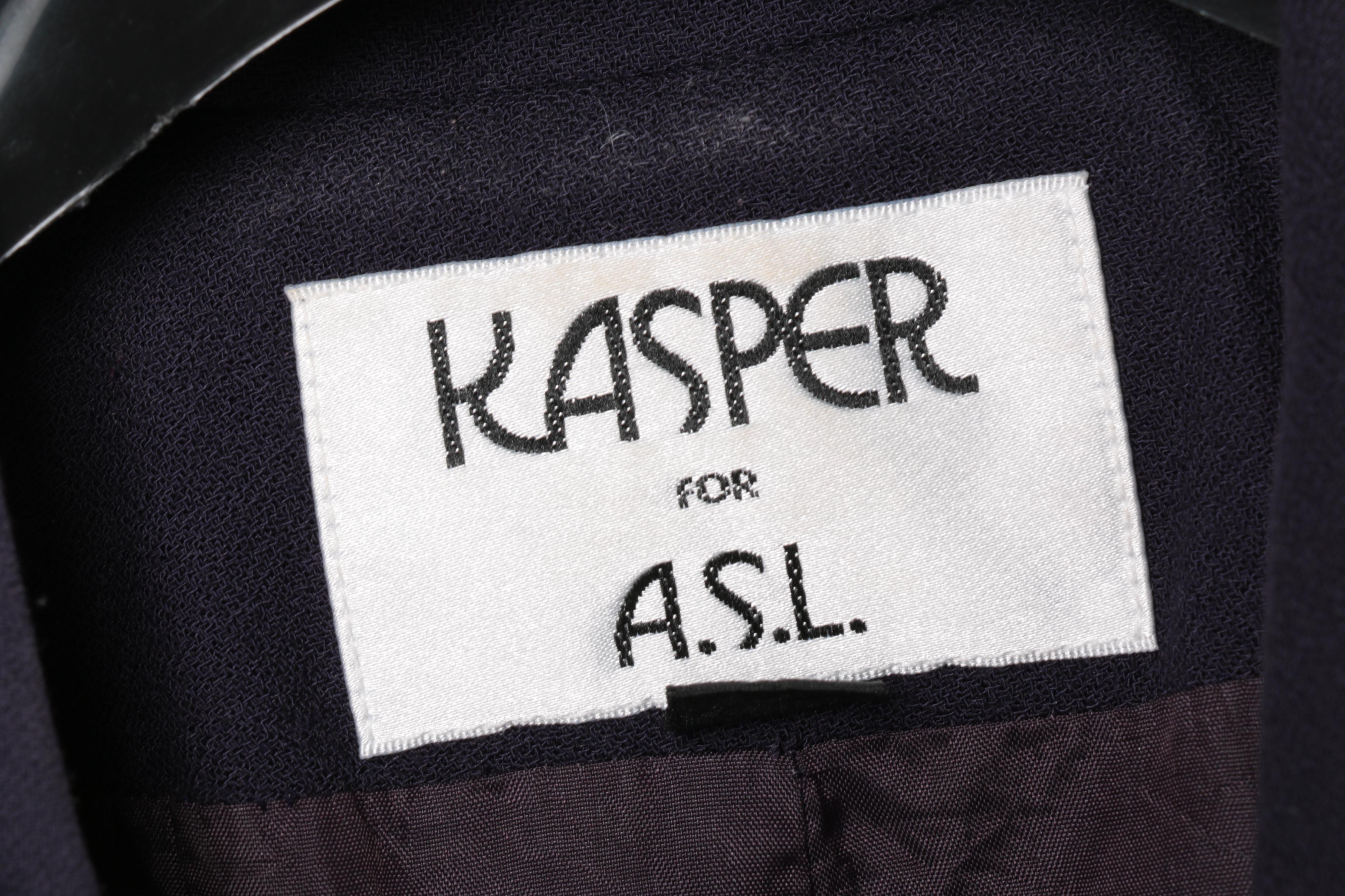 Women's Vintage Plaid Jackets Including Kasper for A.S.L.