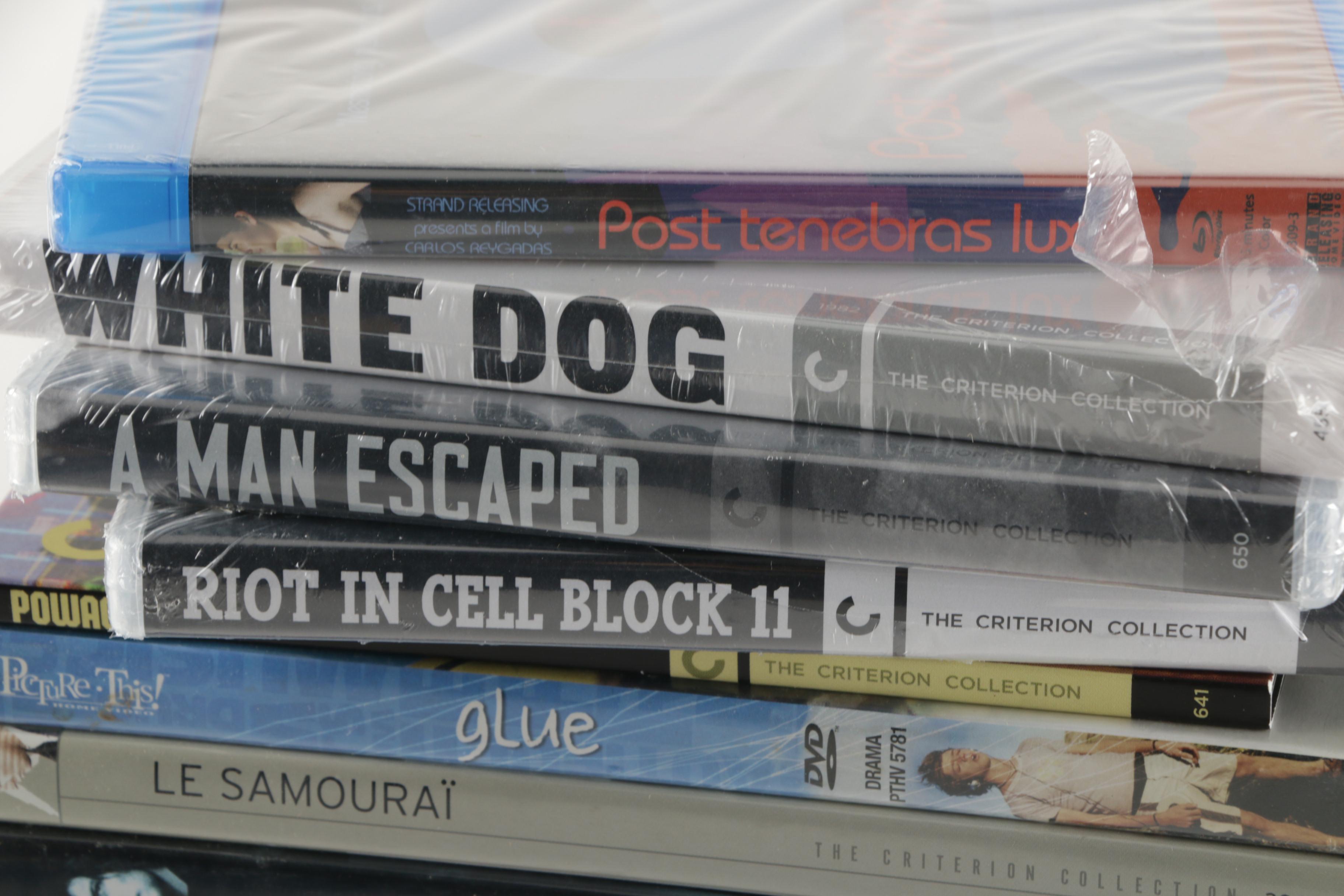 Criterion Collection and Other DVDs and Blu-Ray Discs