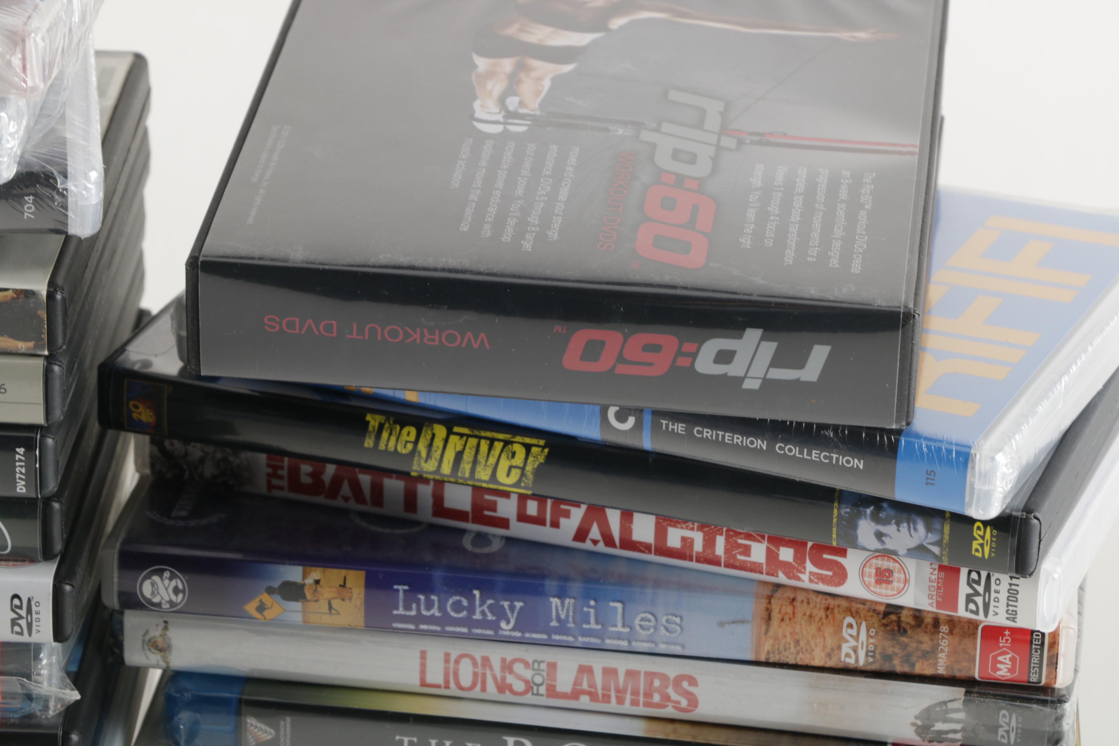 Criterion Collection and Other DVDs and Blu-Ray Discs
