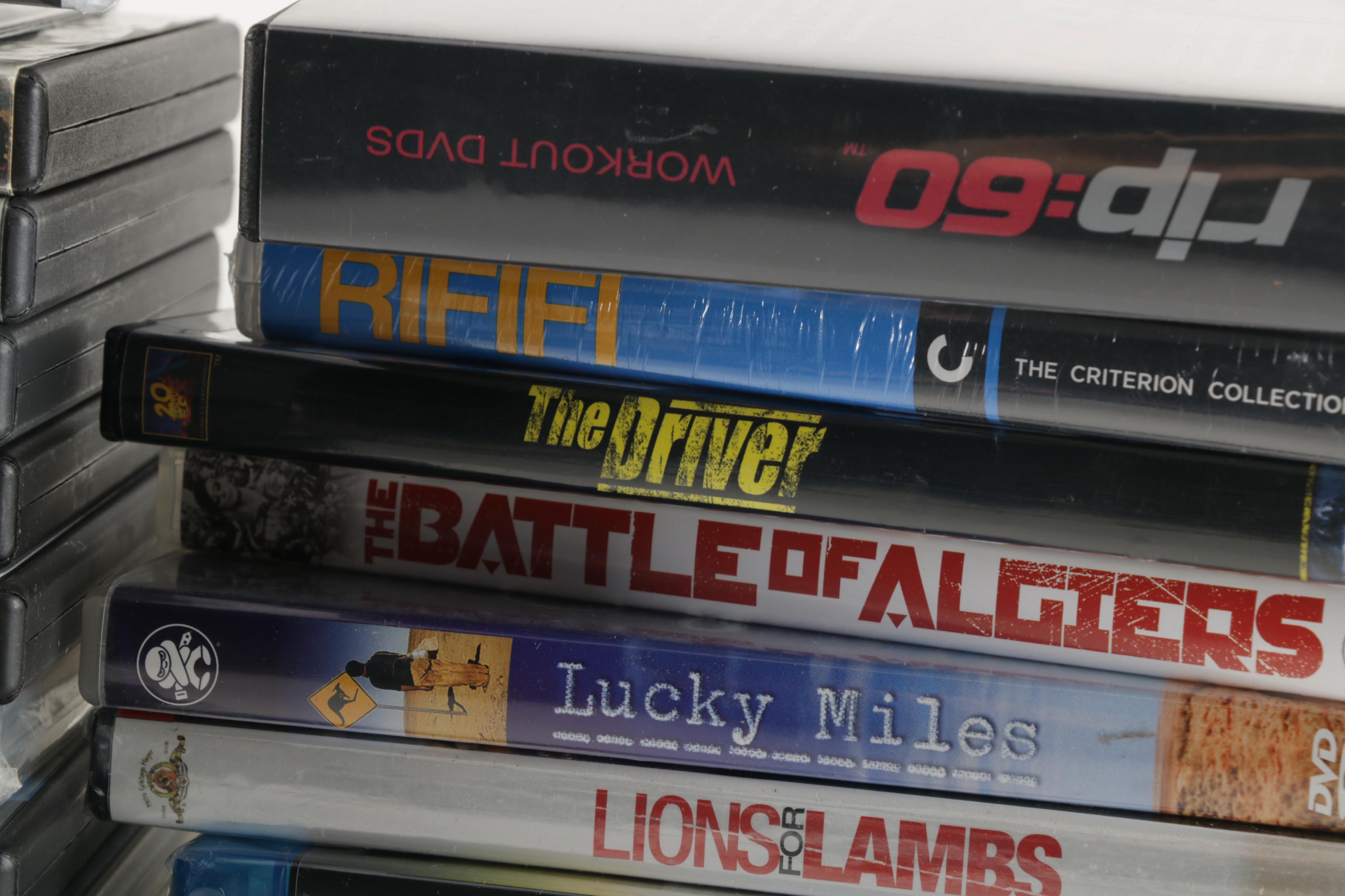 Criterion Collection and Other DVDs and Blu-Ray Discs