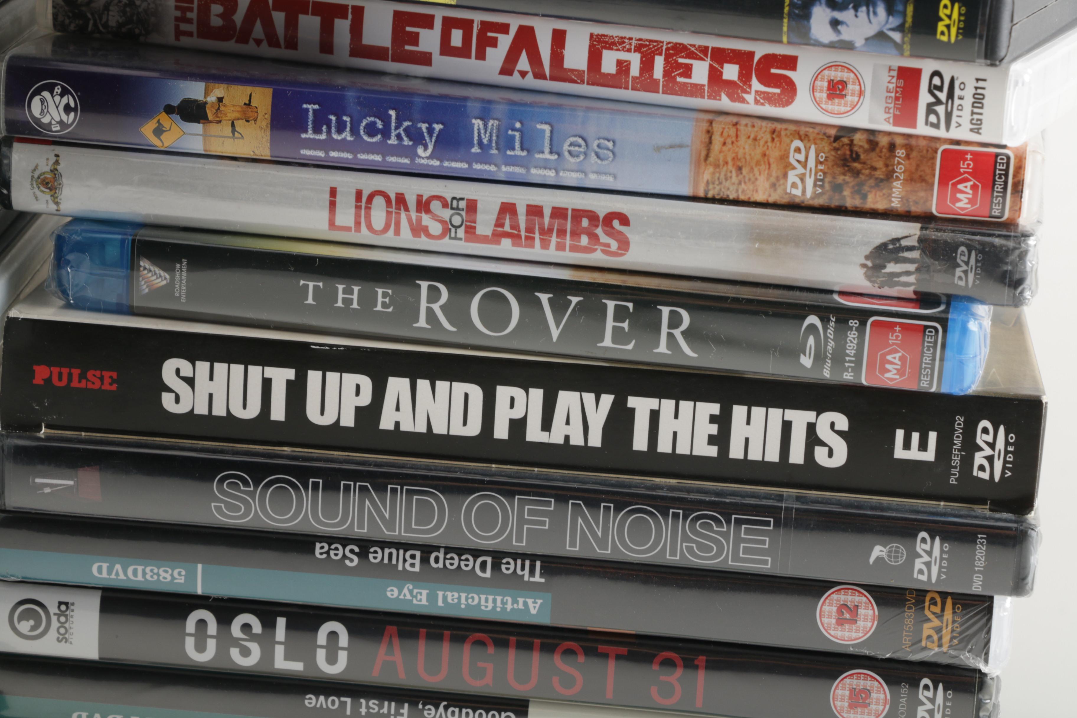 Criterion Collection and Other DVDs and Blu-Ray Discs