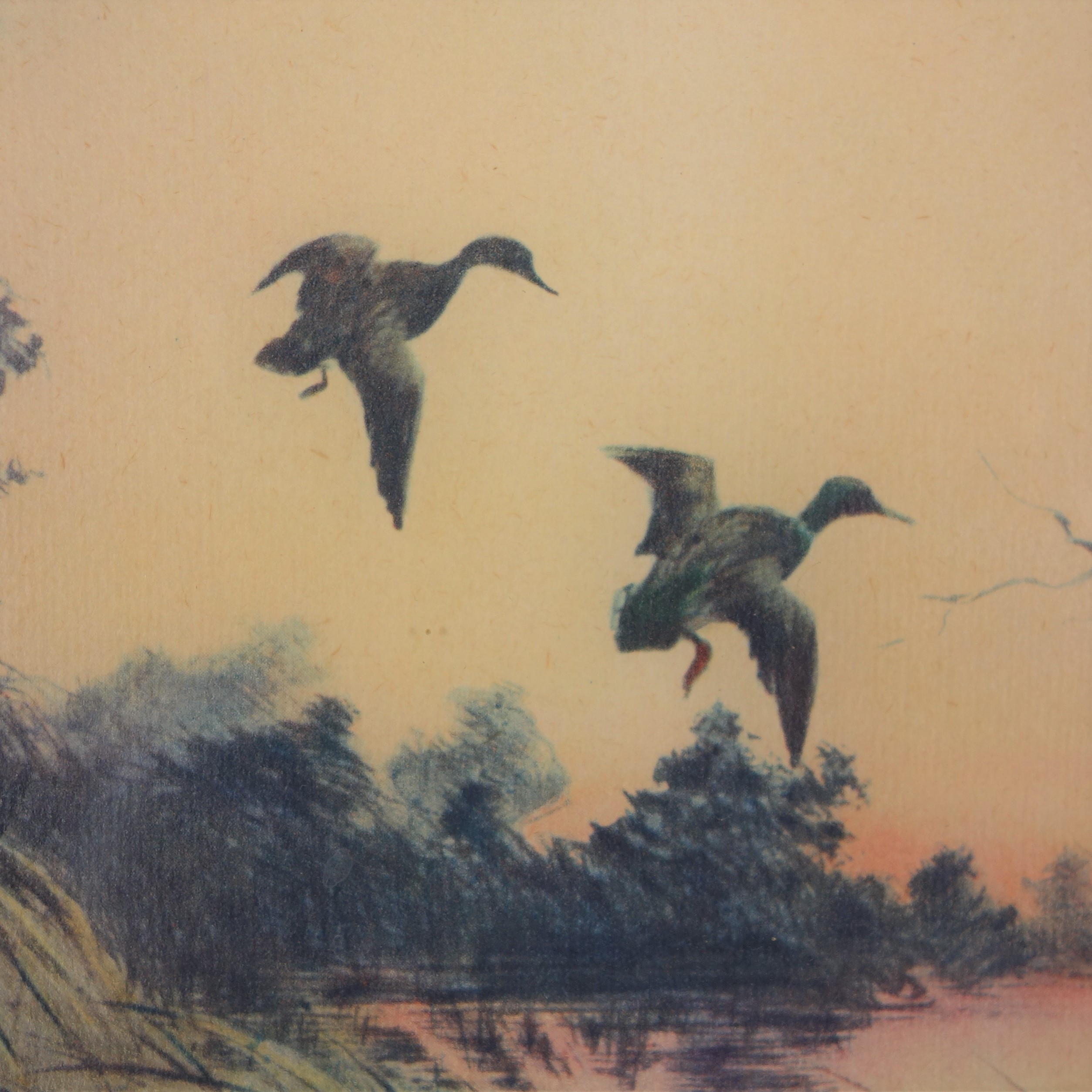 "End of the Day" Print after Etching by Roland Clark