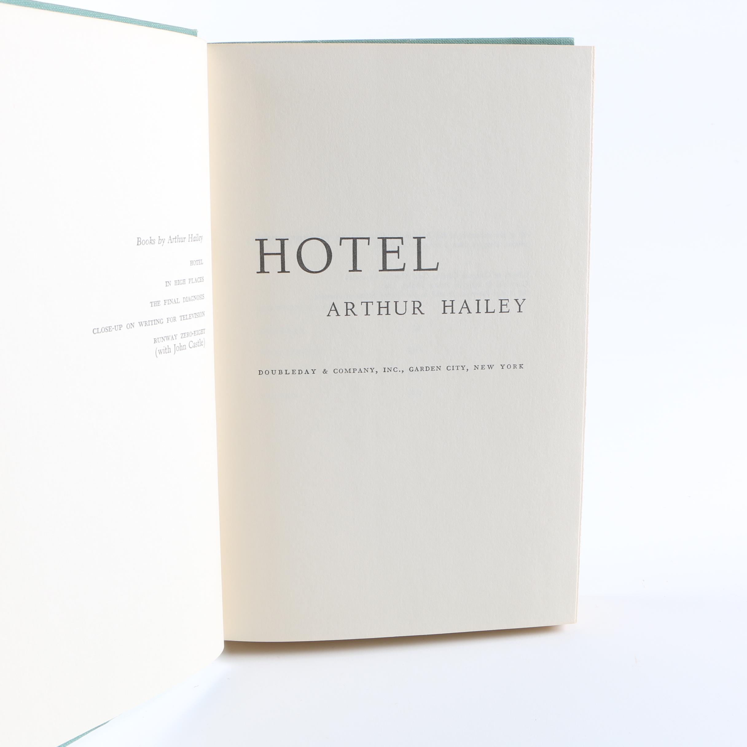 Early Edition "Hotel" by Arthur Hailey