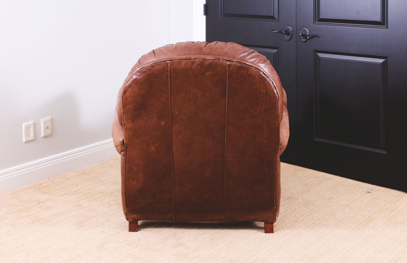 Brown Leather Recliner by Bradington Young