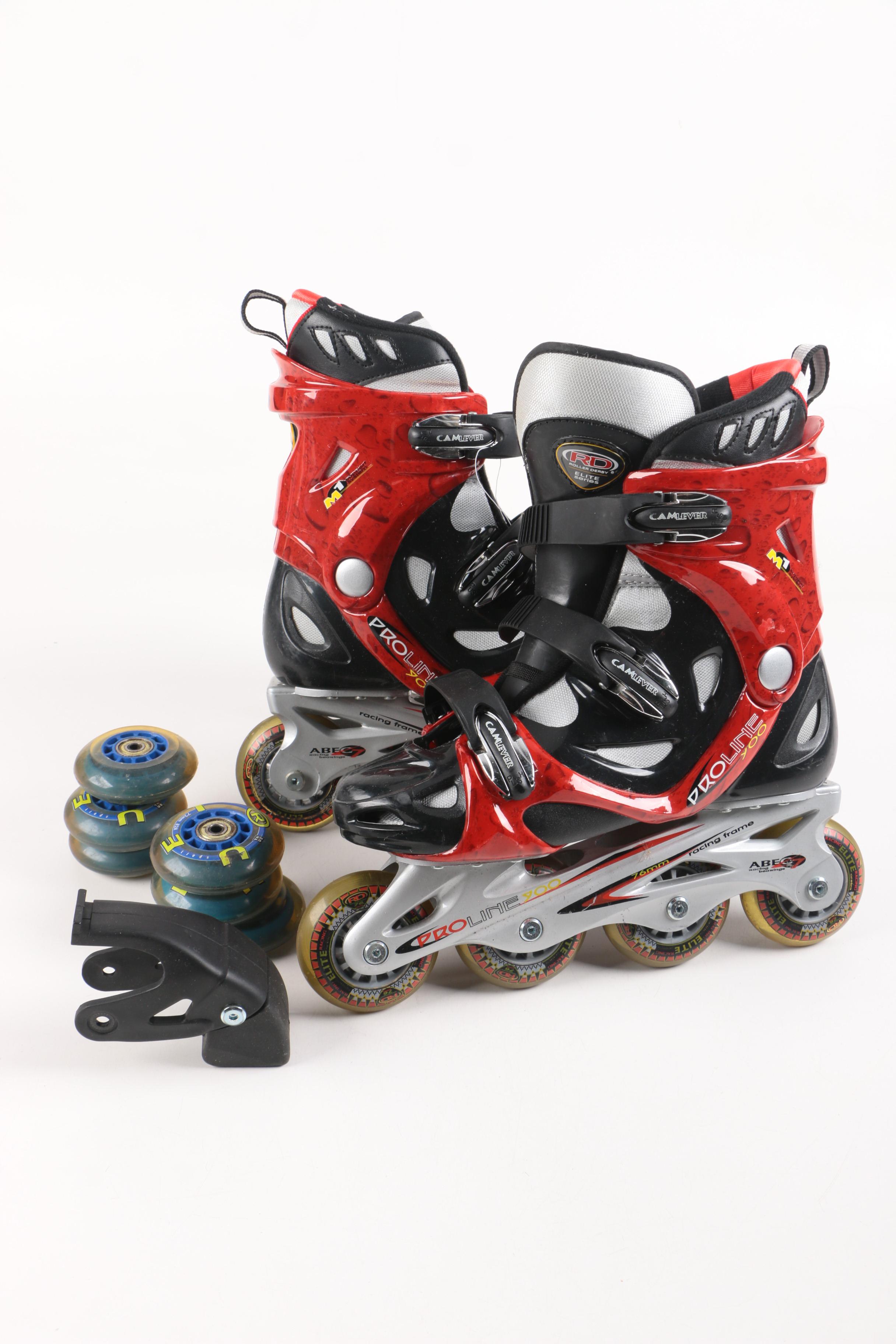 Men's Pro Line 900 Inline Skates with Spare Wheels