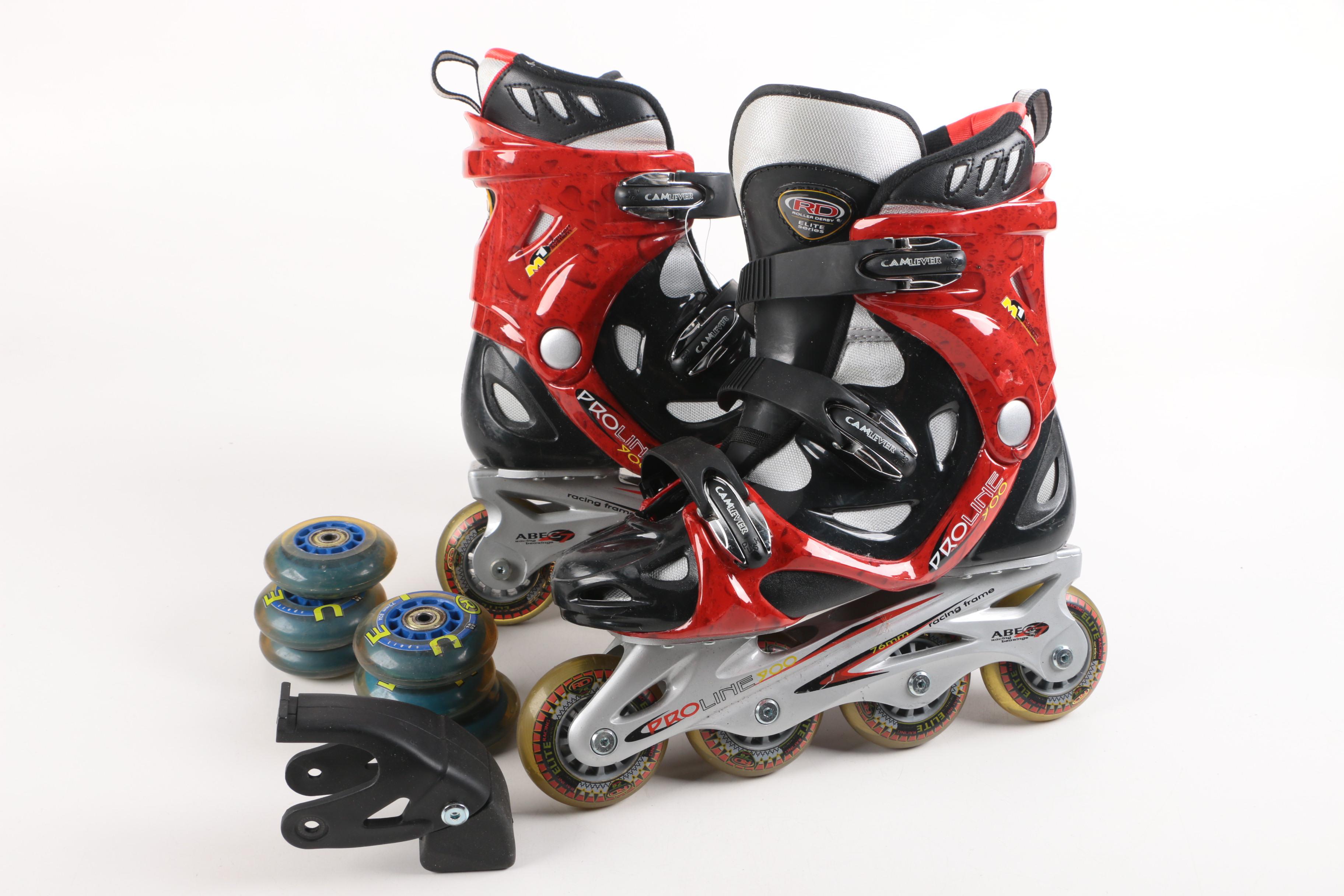 Men's Pro Line 900 Inline Skates with Spare Wheels