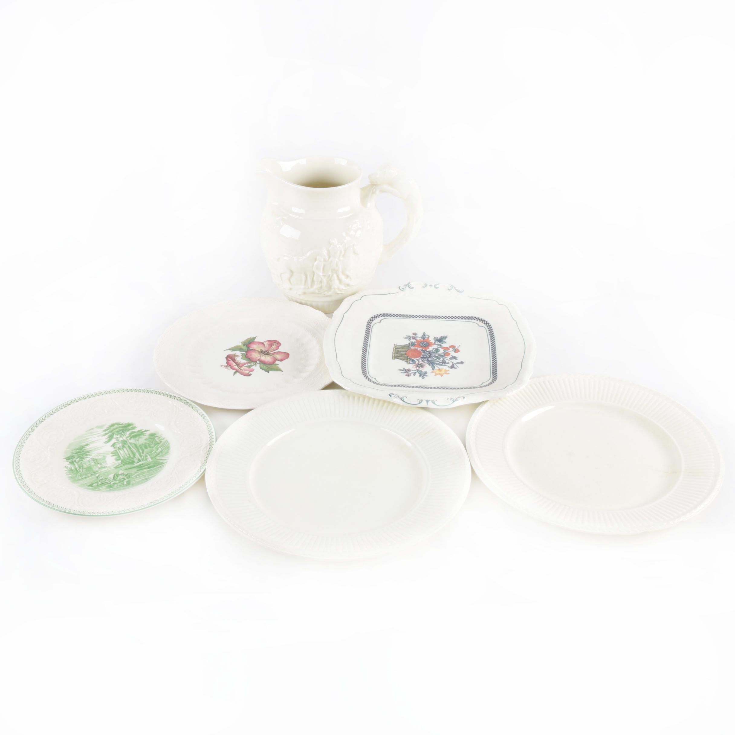 Spode and Wedgwood Plates