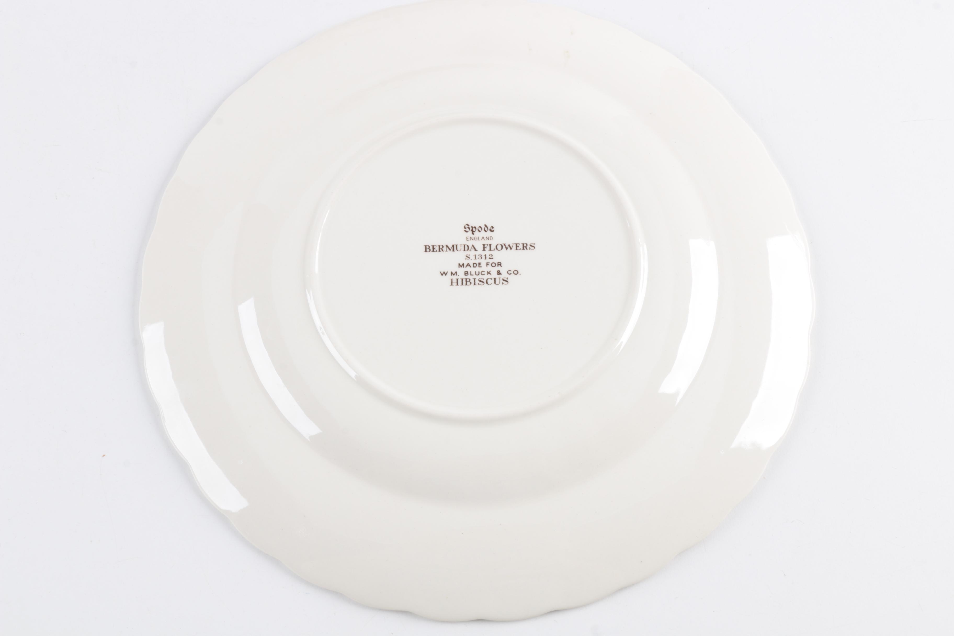 Spode and Wedgwood Plates