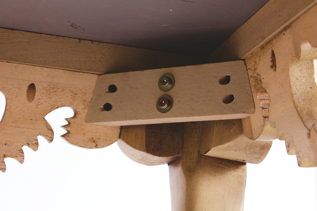 Square Marble Top End Table