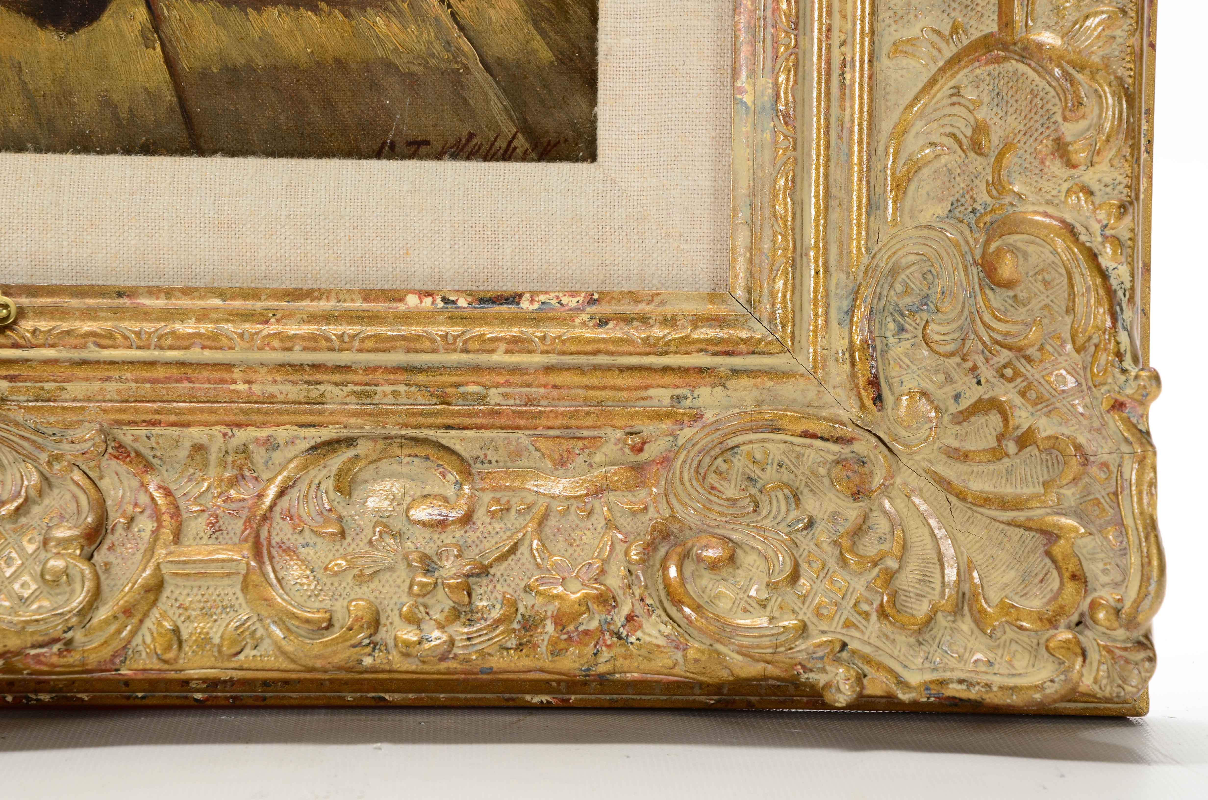 Charles Webber Original Antique Oil Painting on Canvas