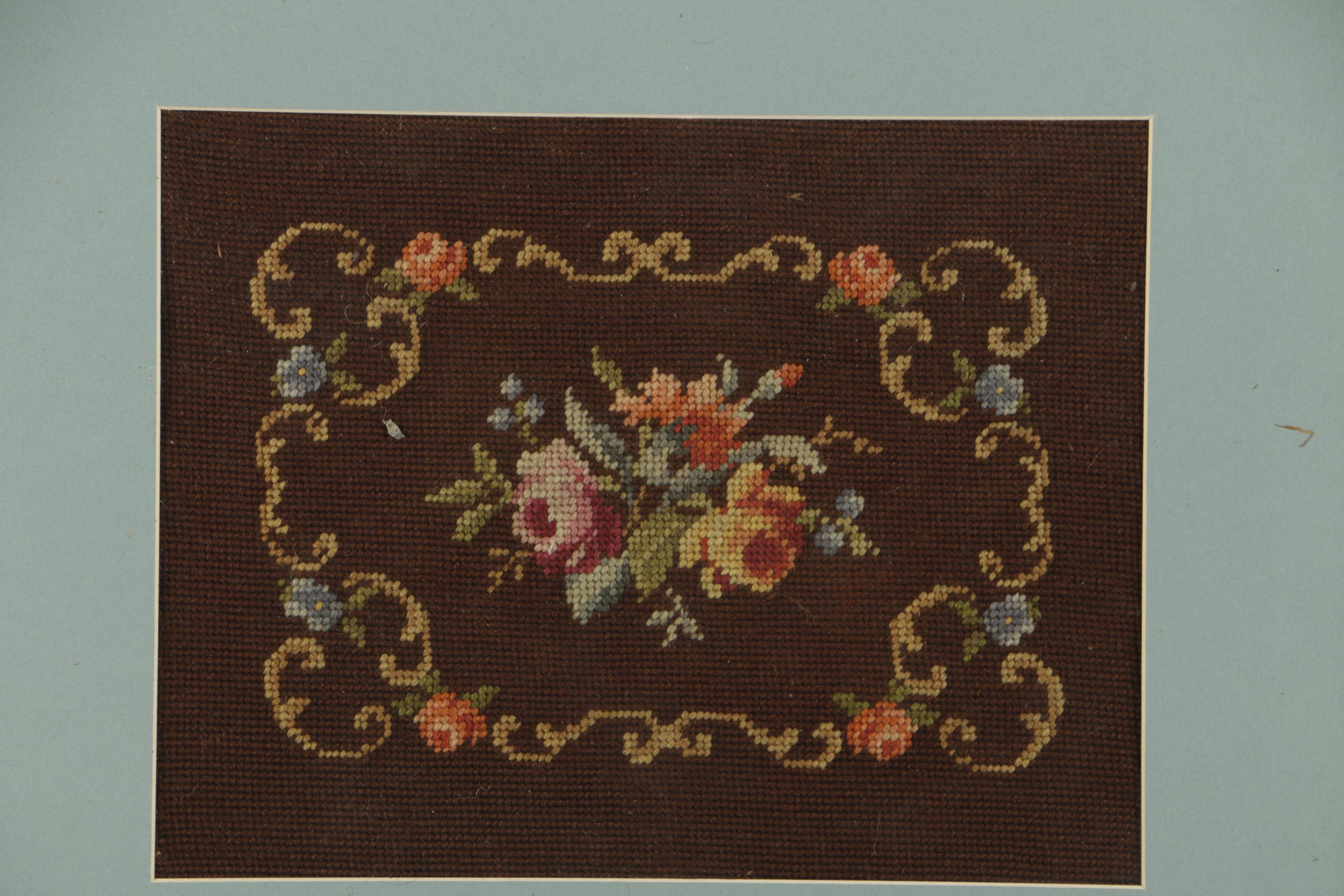 Vintage Floral Needlepoint