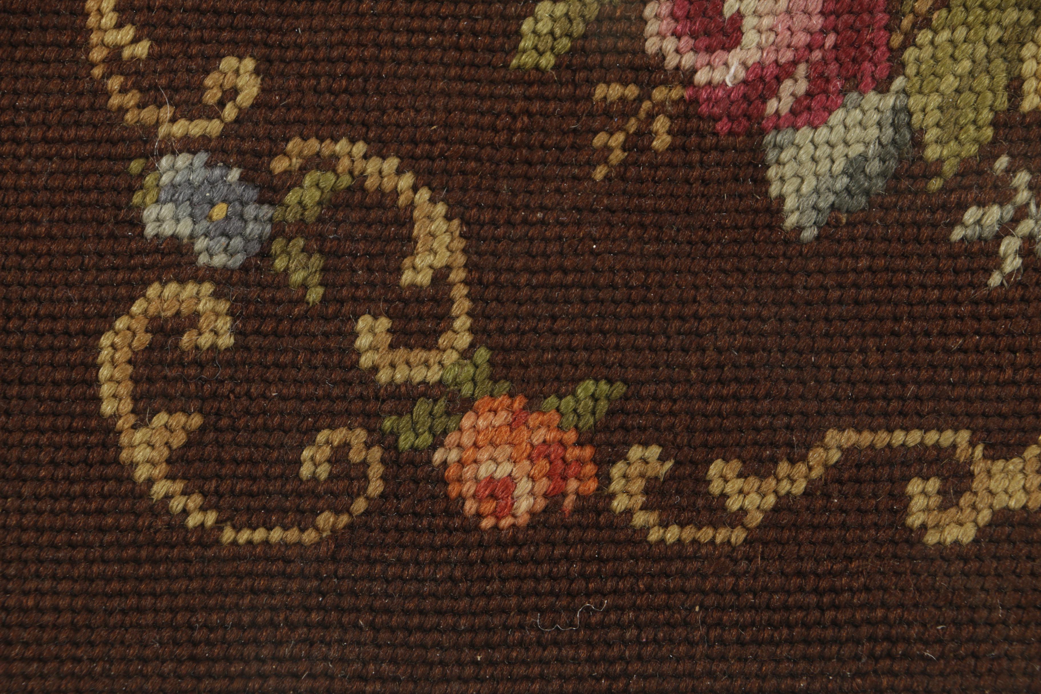 Vintage Floral Needlepoint