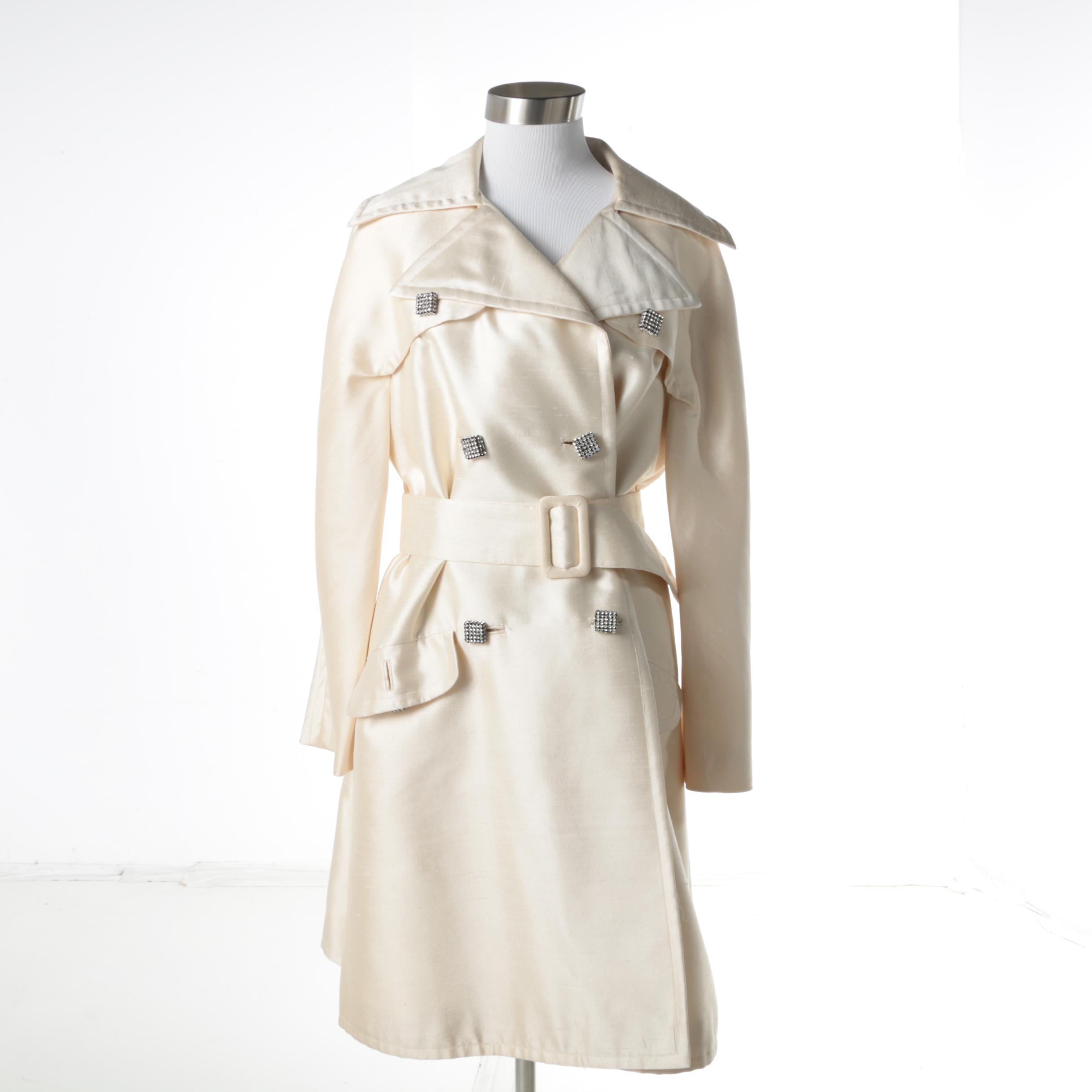 Circa 1970s Vintage Lasserre Ltd. Trench Coat