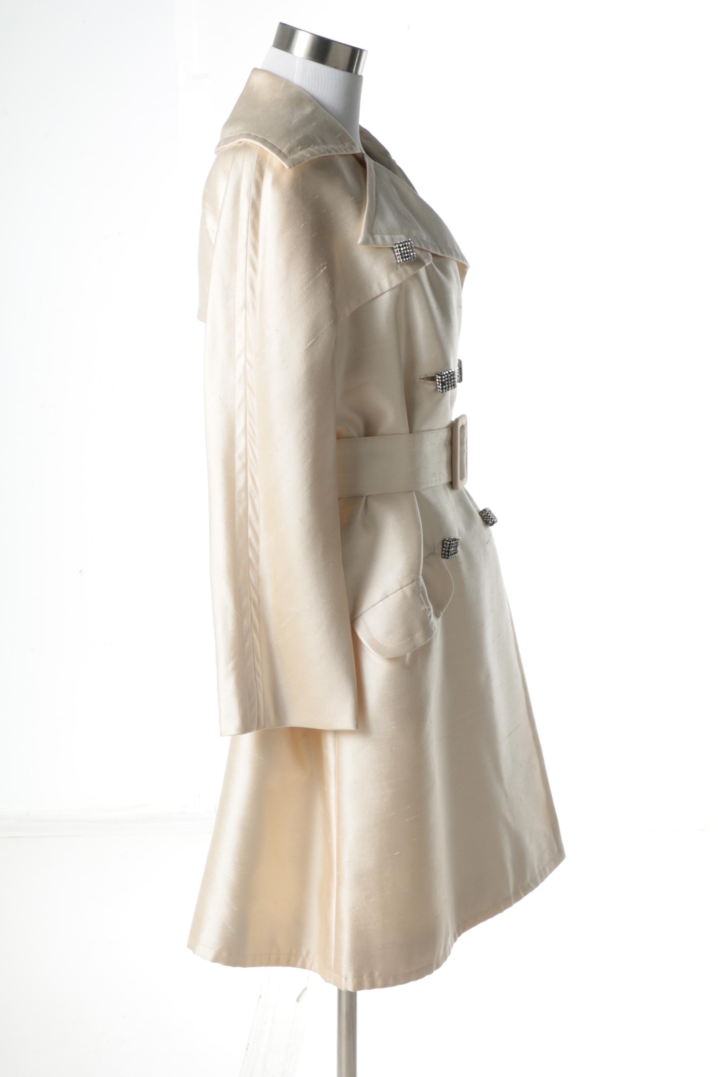 Circa 1970s Vintage Lasserre Ltd. Trench Coat