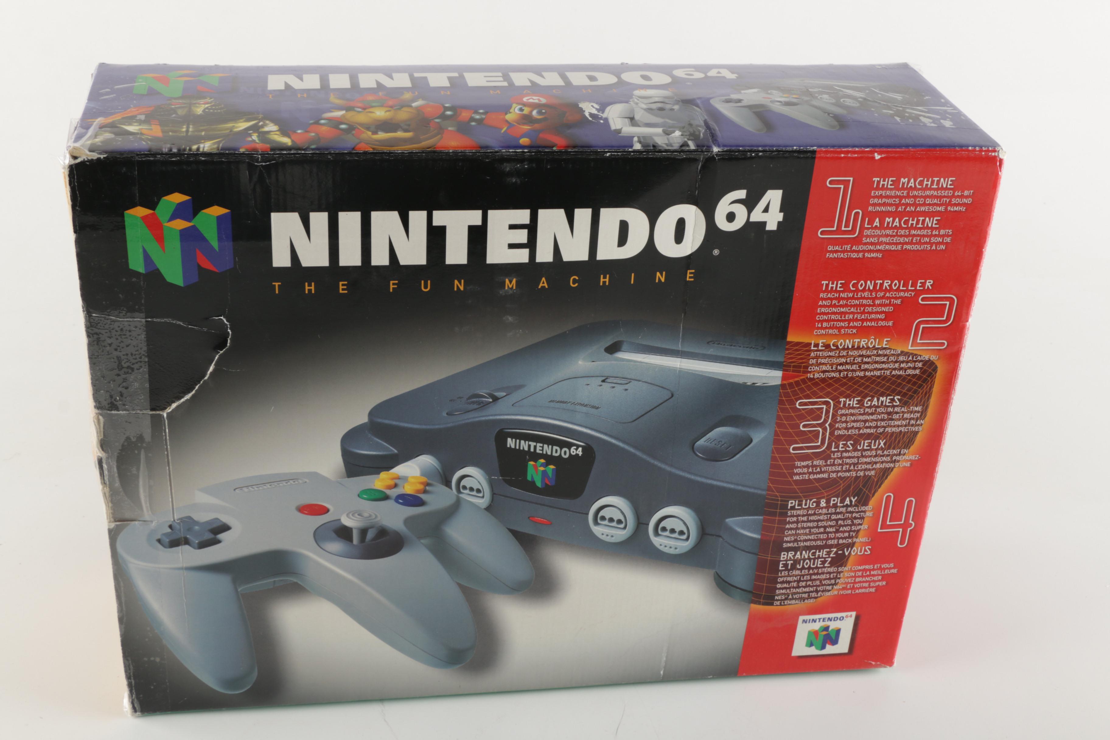 Nintendo 64 with Wii Zelda Game