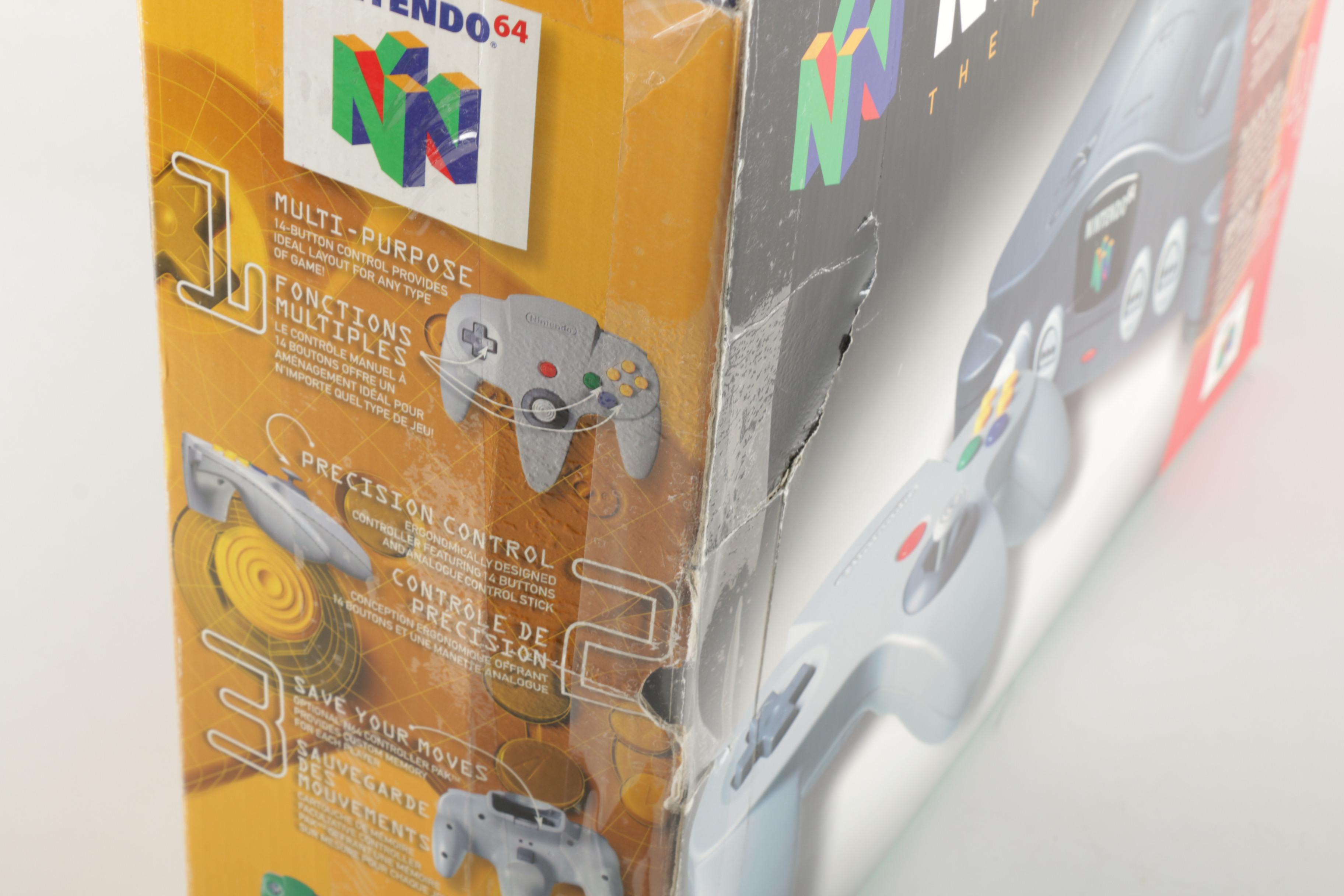 Nintendo 64 with Wii Zelda Game