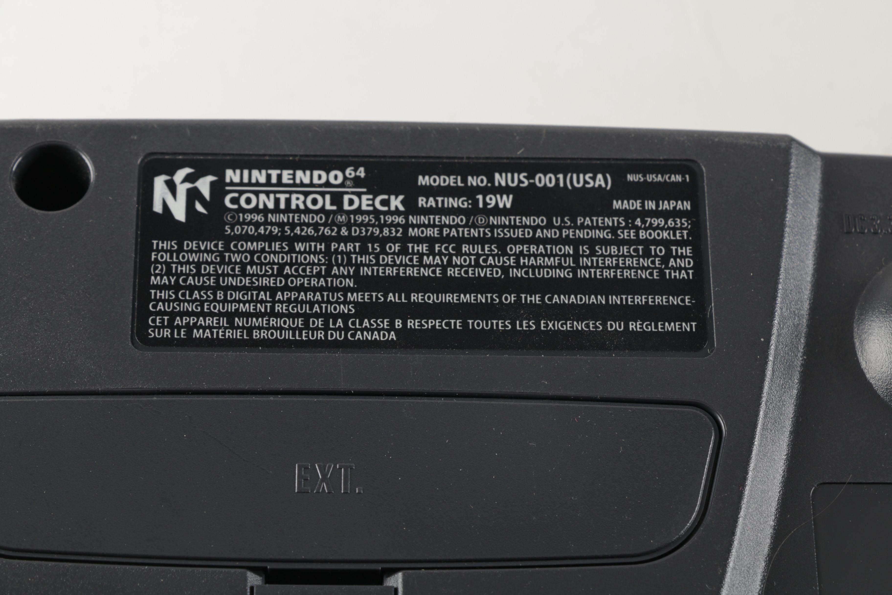 Nintendo 64 with Wii Zelda Game