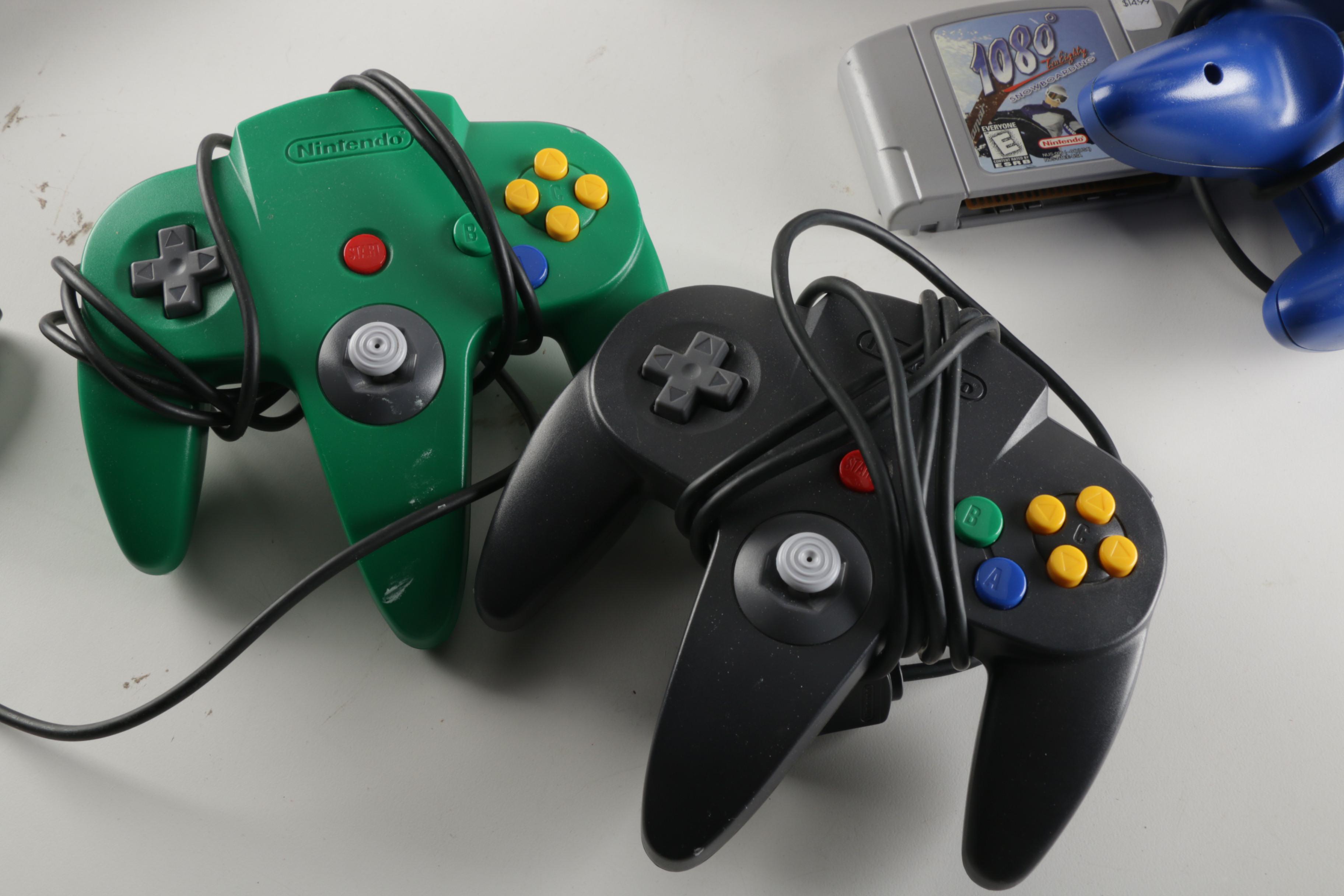 Nintendo 64 with Wii Zelda Game