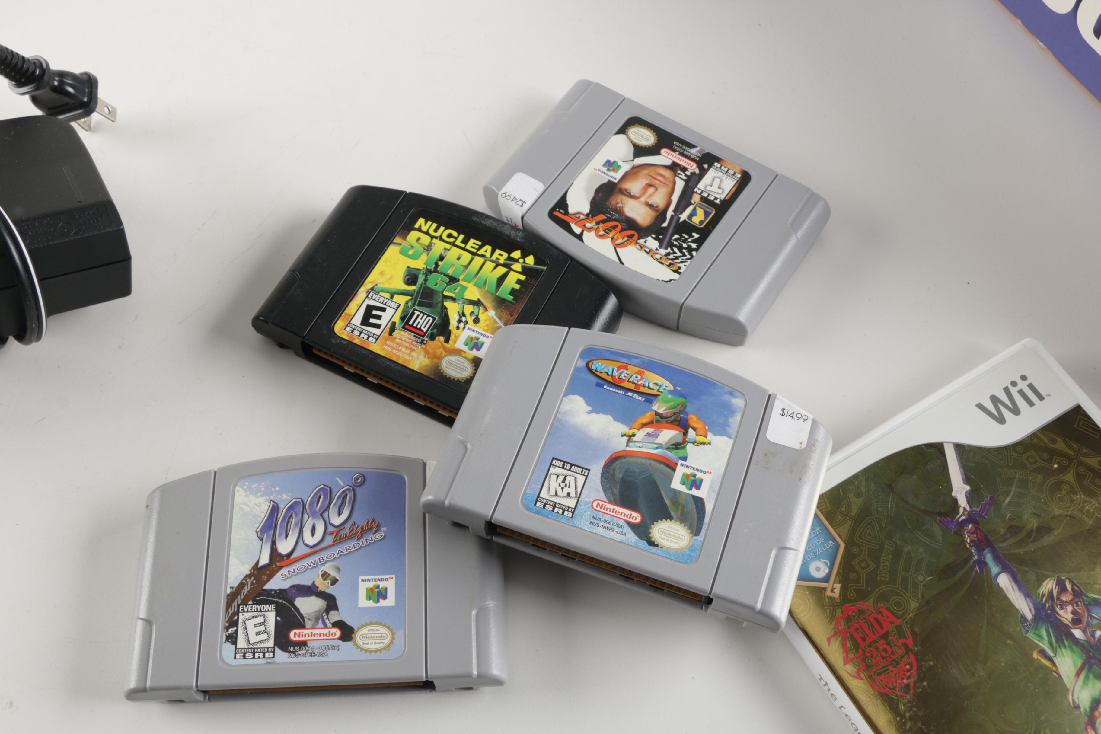 Nintendo 64 with Wii Zelda Game