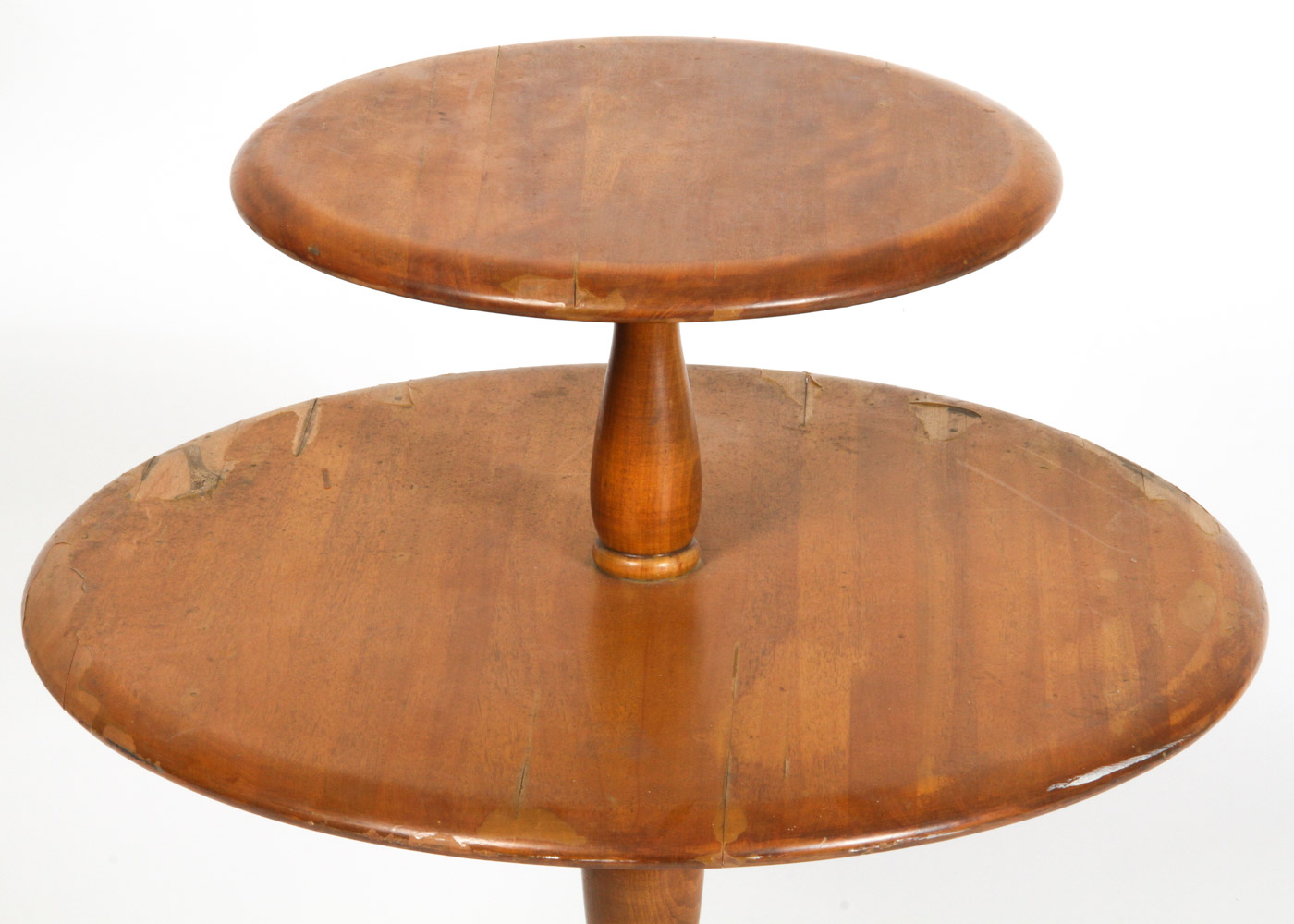 Vintage Round Dumbwaiter Table