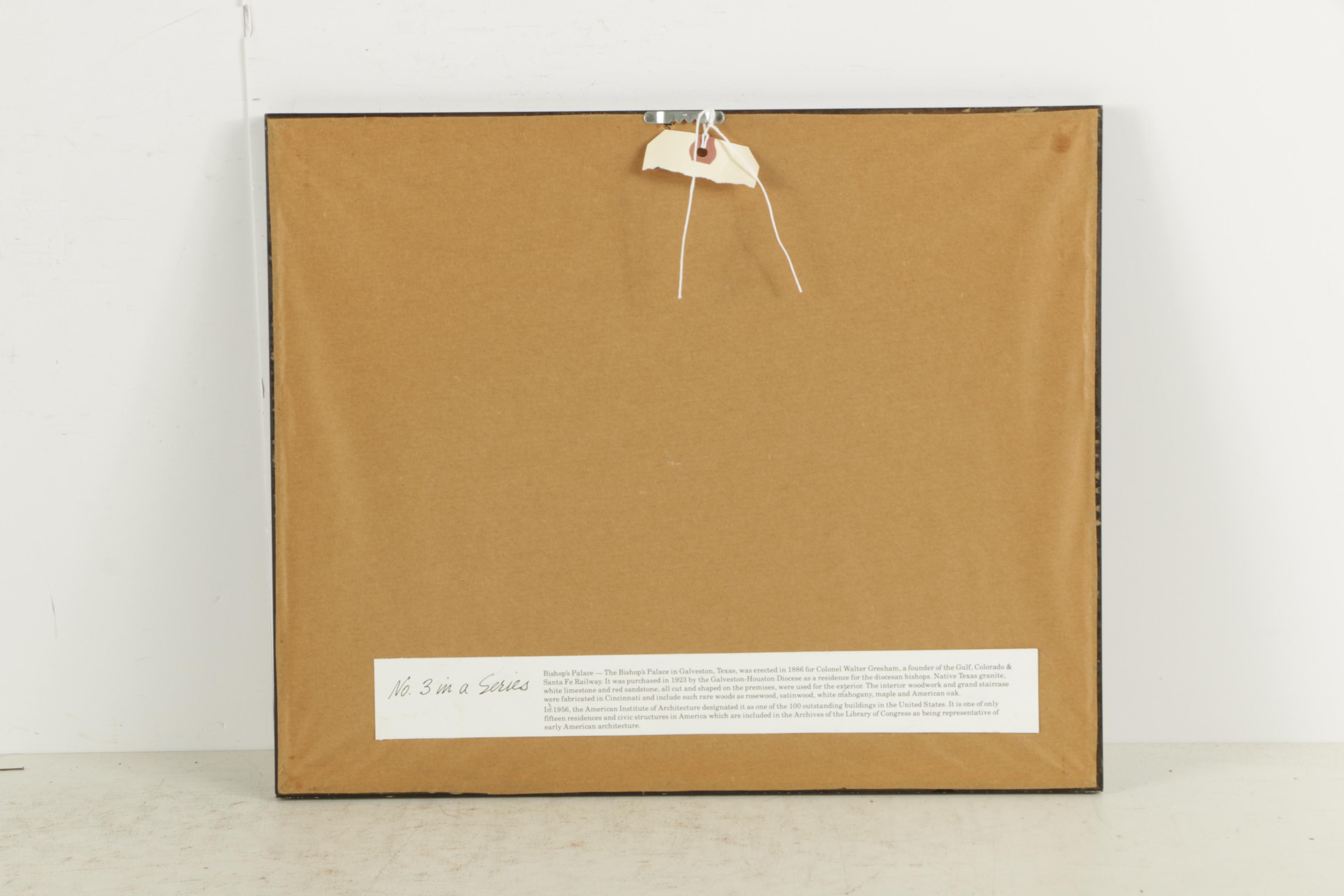 Offset Lithographs After Norman Baxter of Texas Architecture