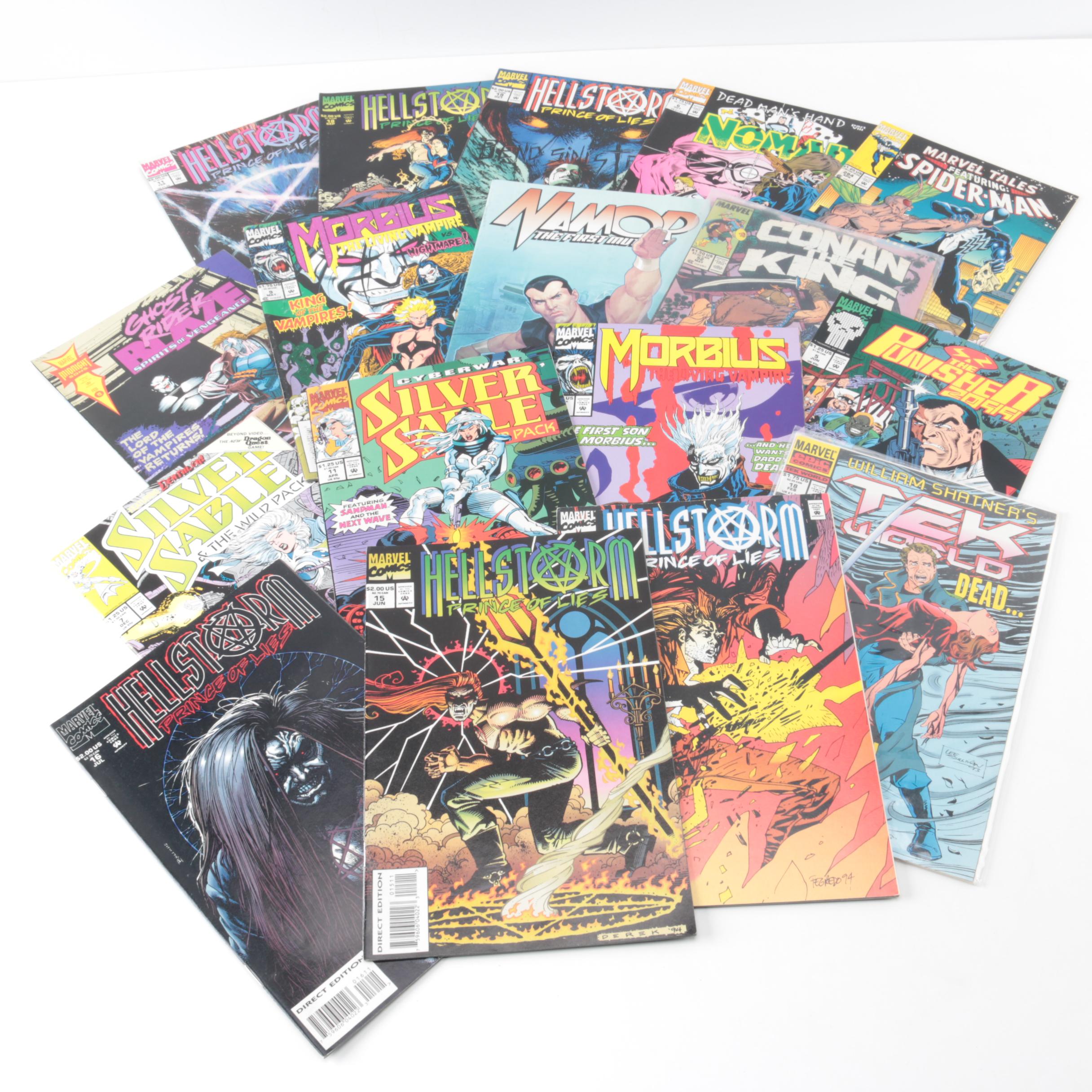 Modern Age Marvel Featuring Hellstorm and Silver Sable