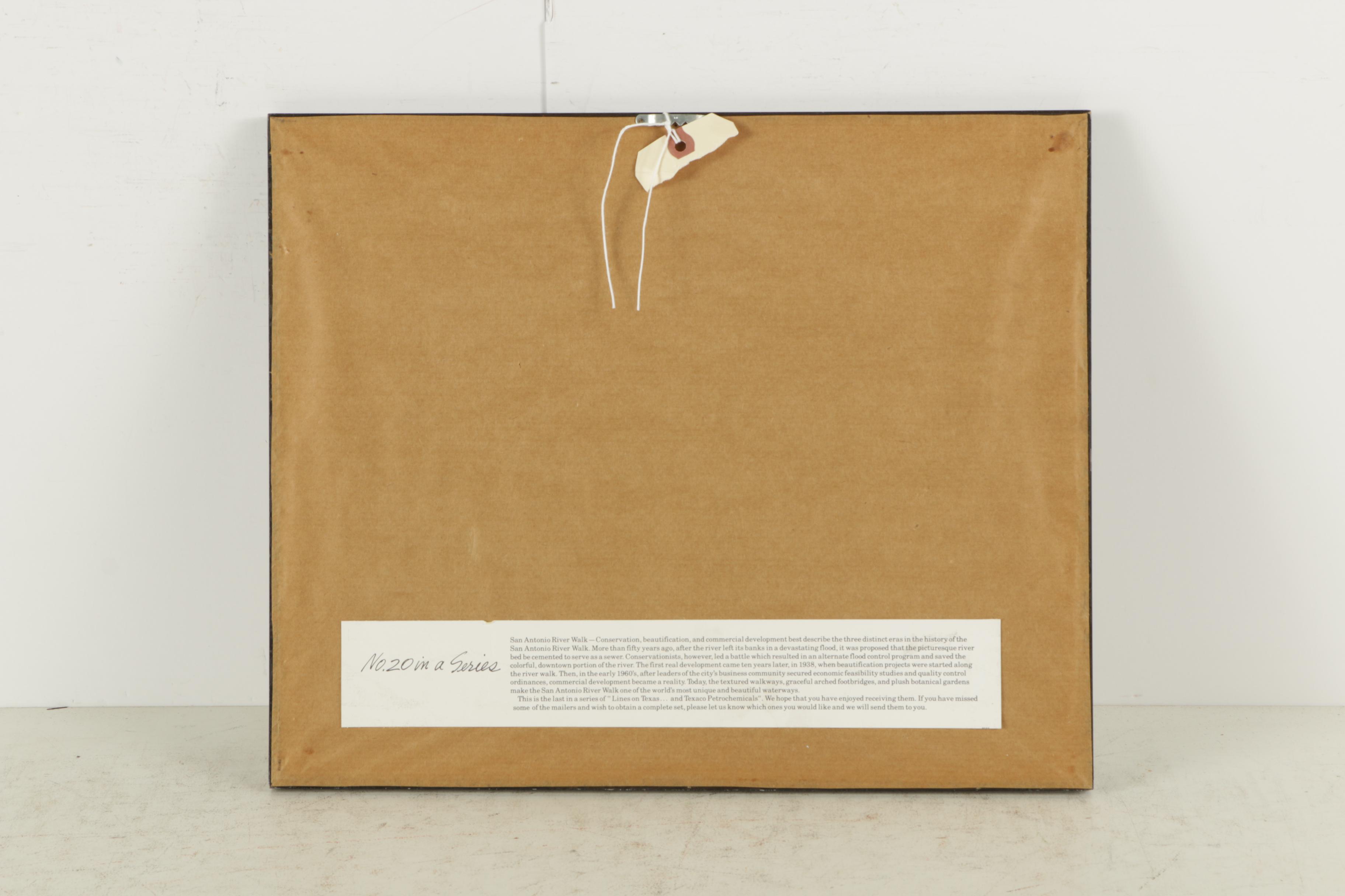 Offset Lithographs After Norman Baxter of Texas Architecture