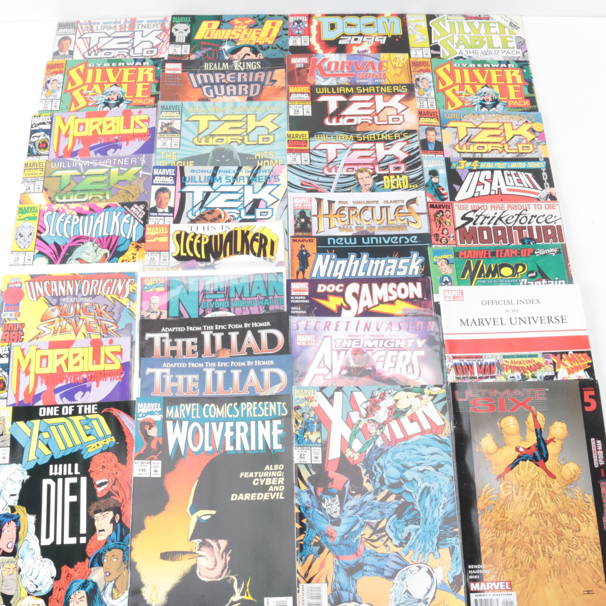 "Silver Sable" "Secret Invasion" and Other Modern Age Marvel Comics