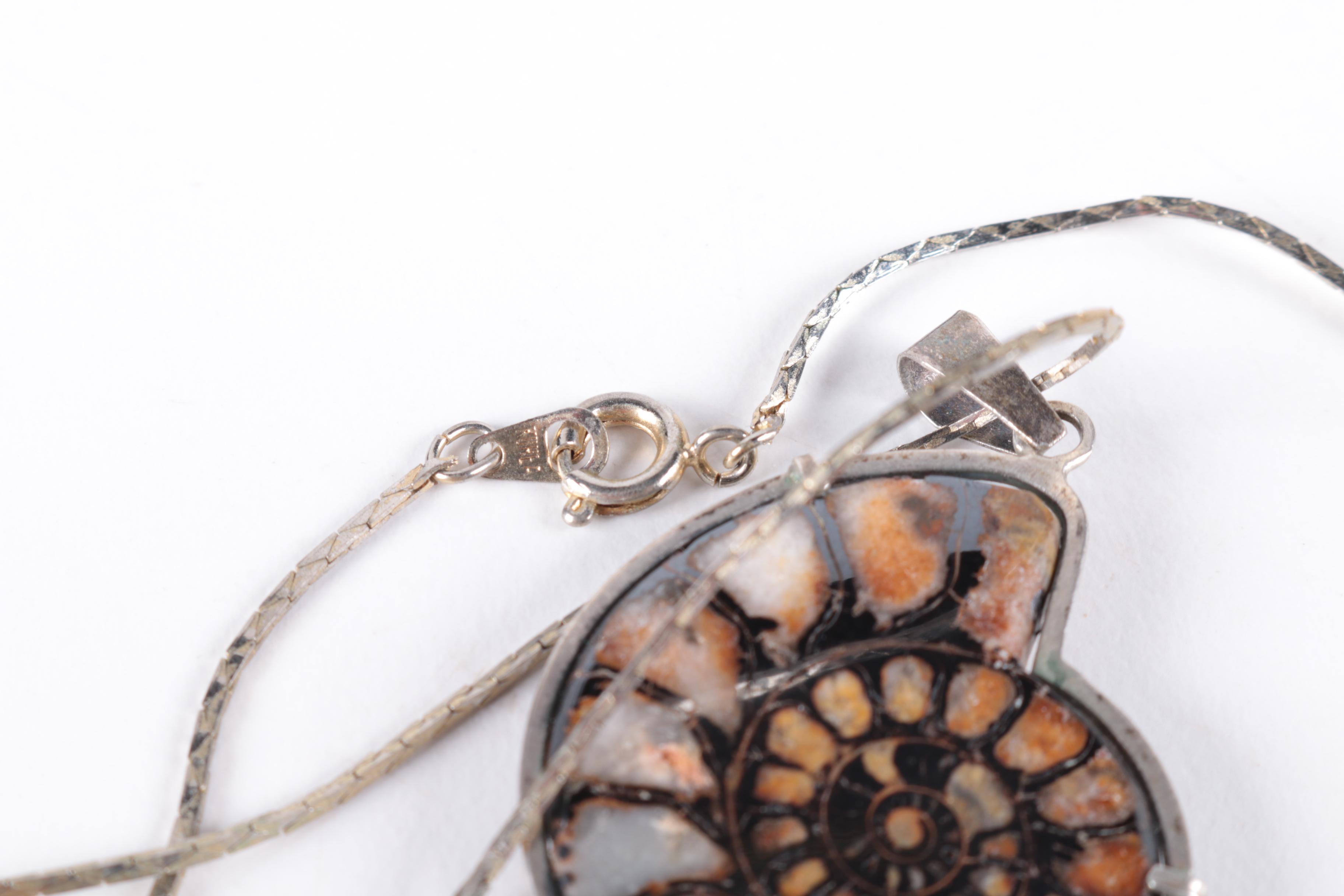 Assortment of Vintage Costume Jewelry with Stone Accents