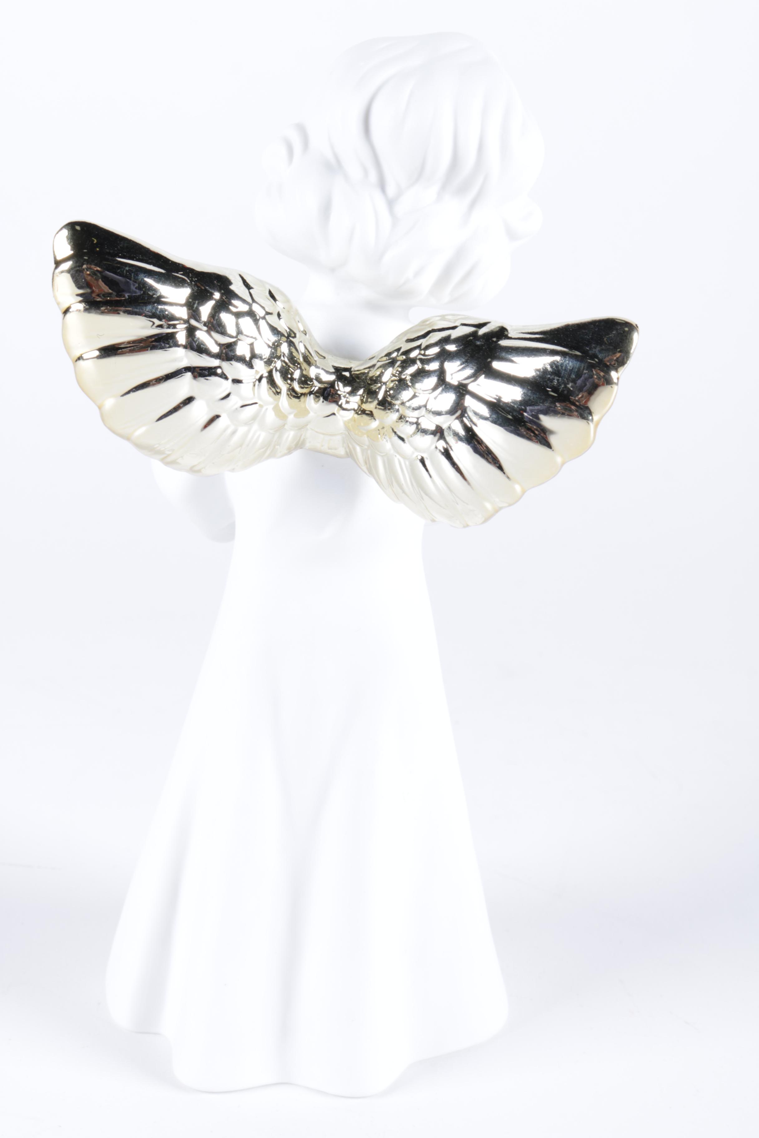 Vintage Angel Figurines and Candle Holder