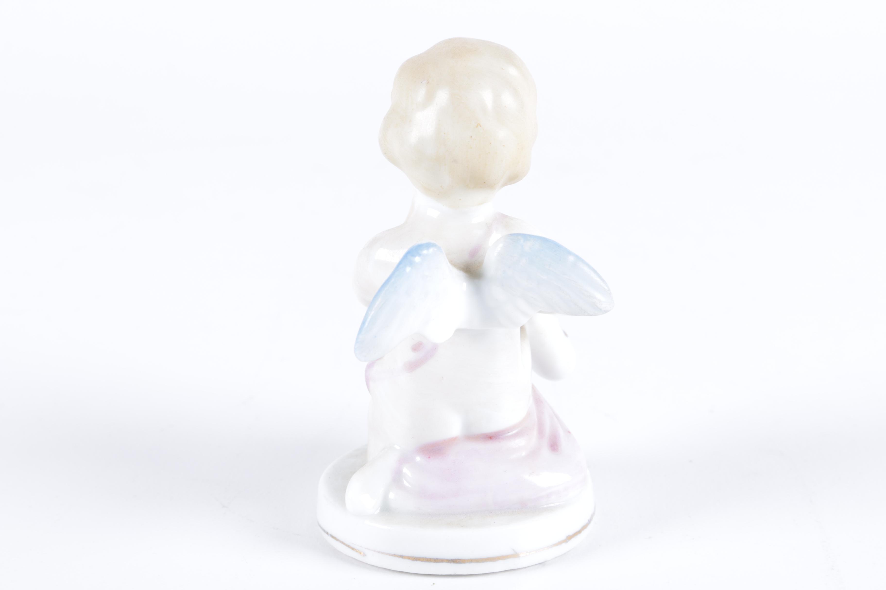 Vintage Angel Figurines and Candle Holder