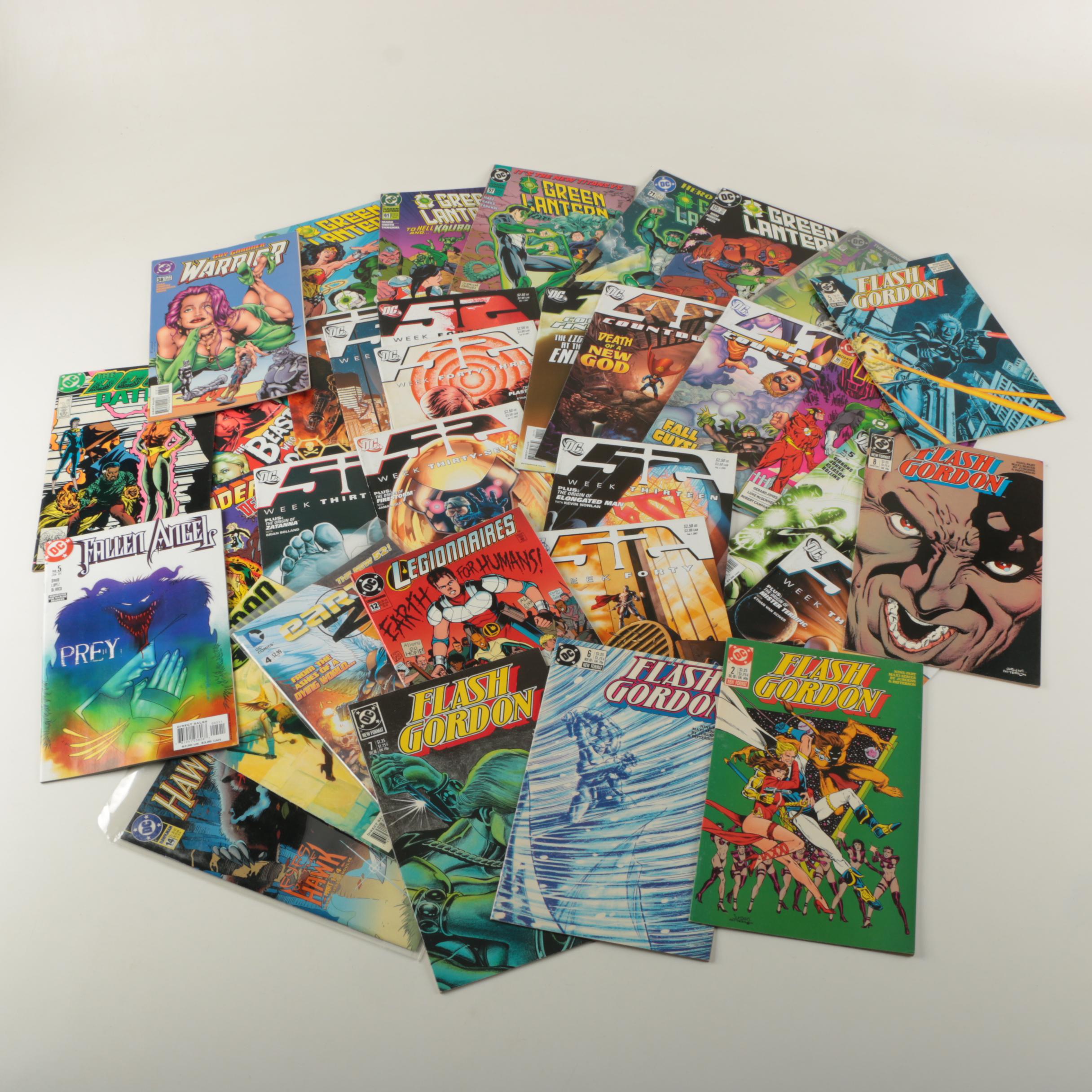 Modern Age DC Comics Including "Green Lantern" and "52 Weeks"