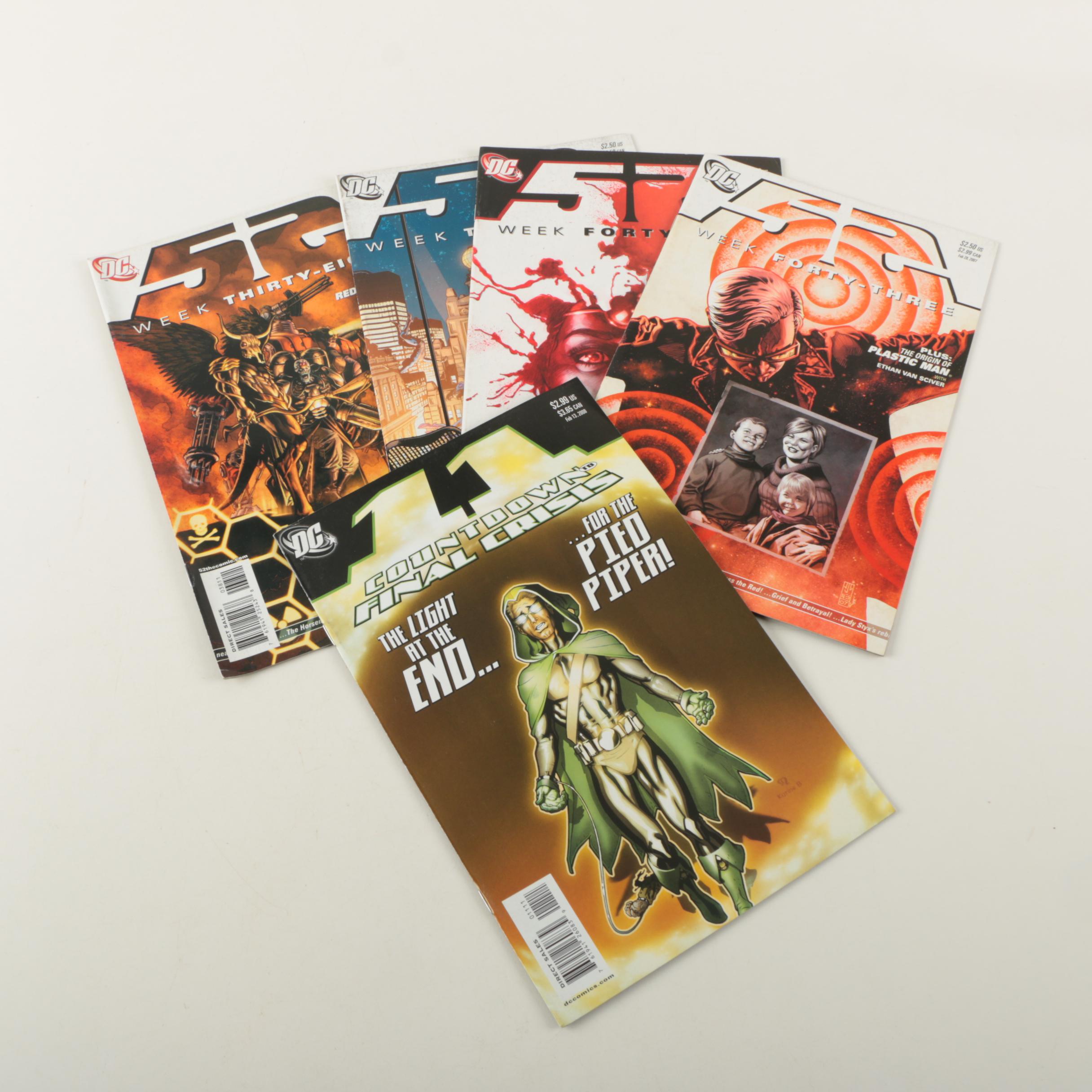 Modern Age DC Comics Including "Green Lantern" and "52 Weeks"