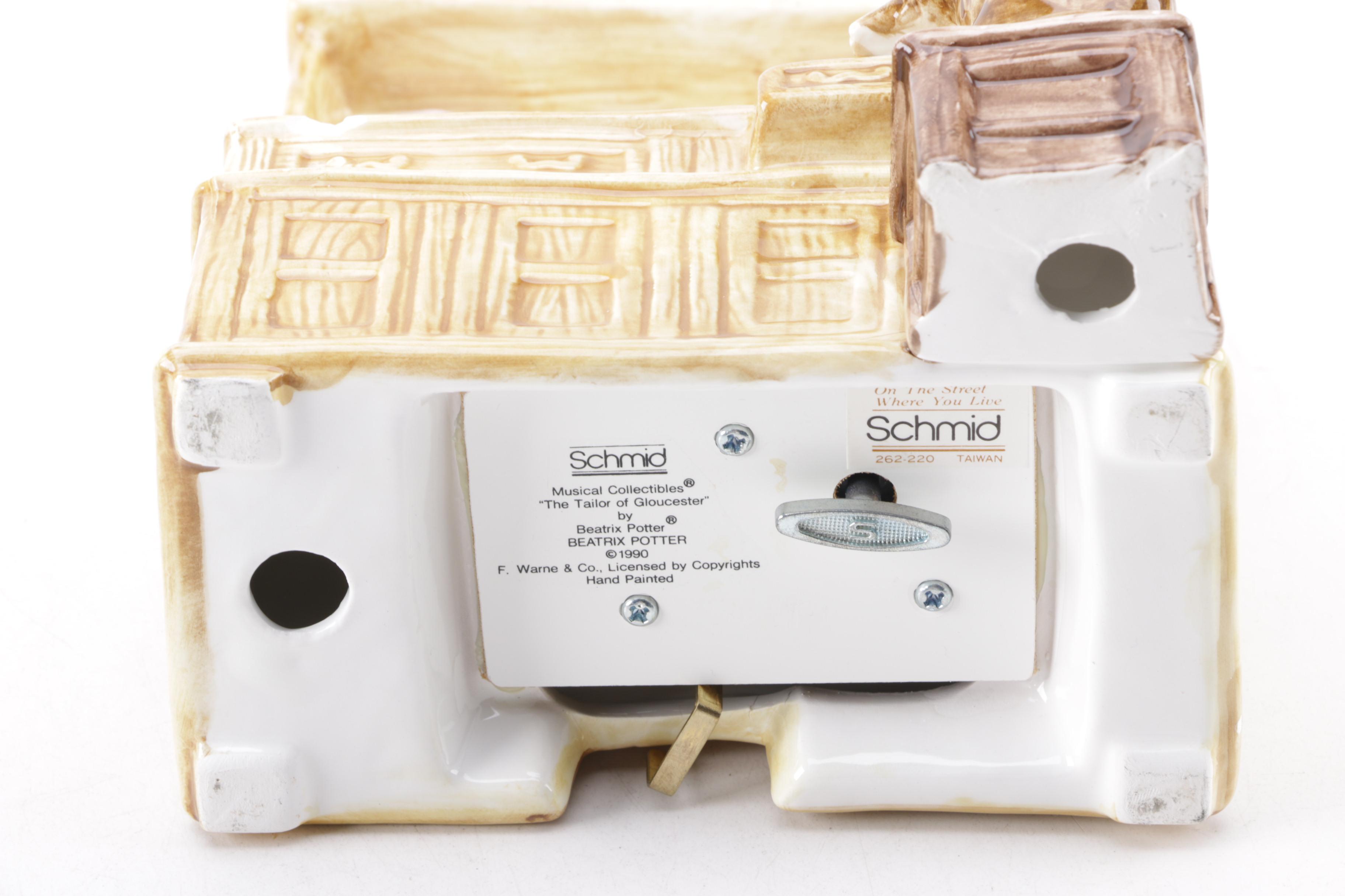 Schmid Beatrix Potter "The Tailor of Gloucester" Music Box