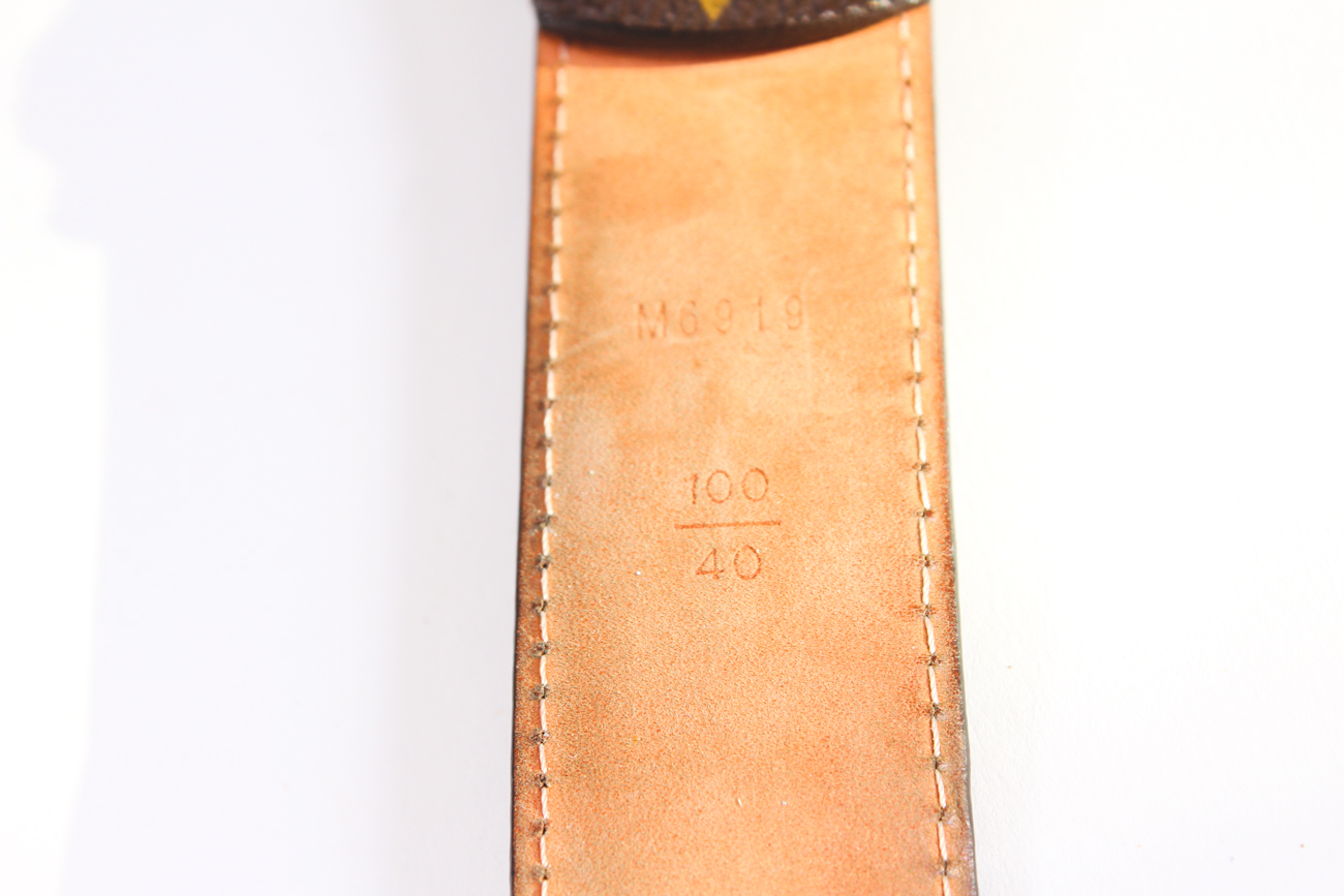 Louis Vuitton Monogram Belt