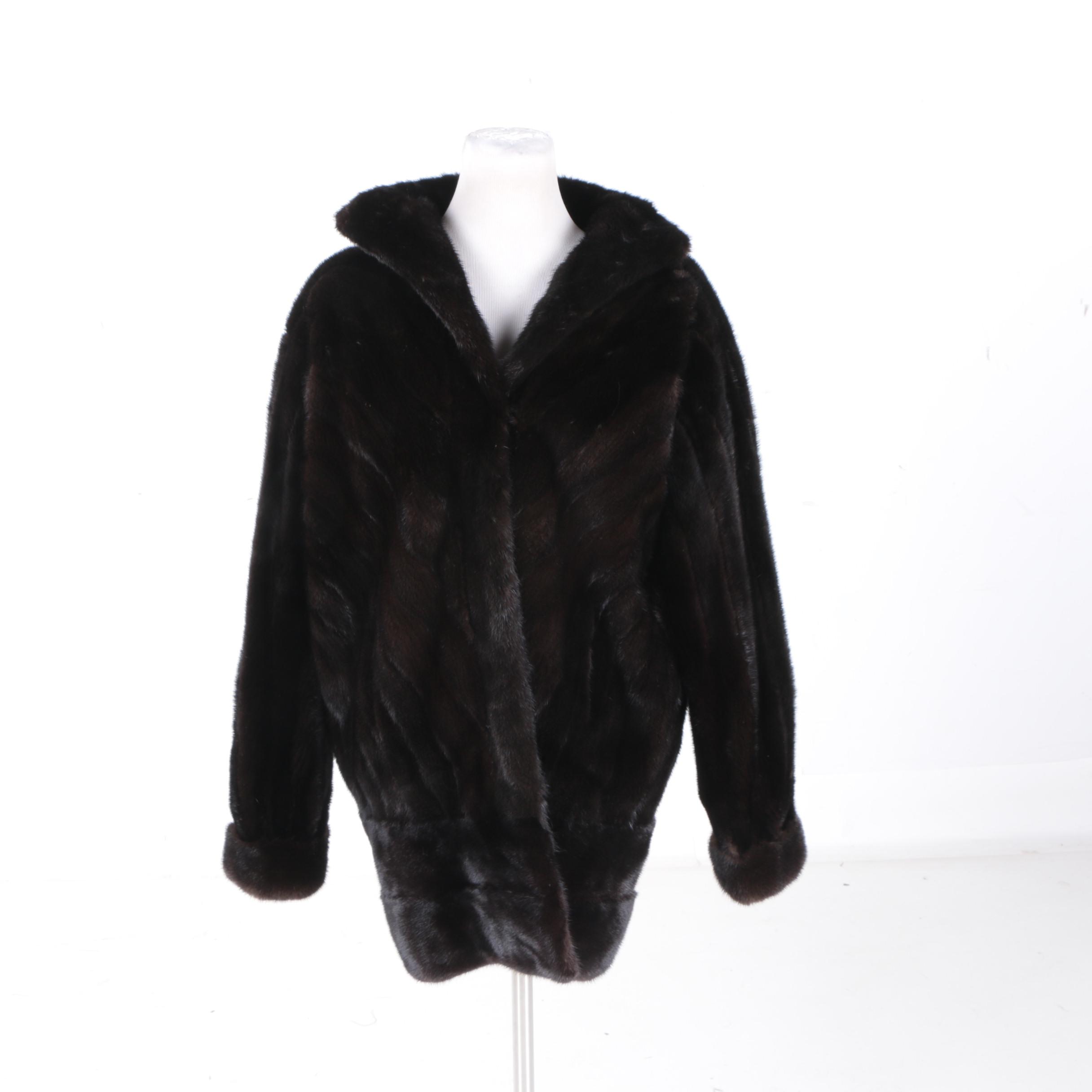 Women's Vintage Northern Lights Bloomingdale's Mink Fur Coat