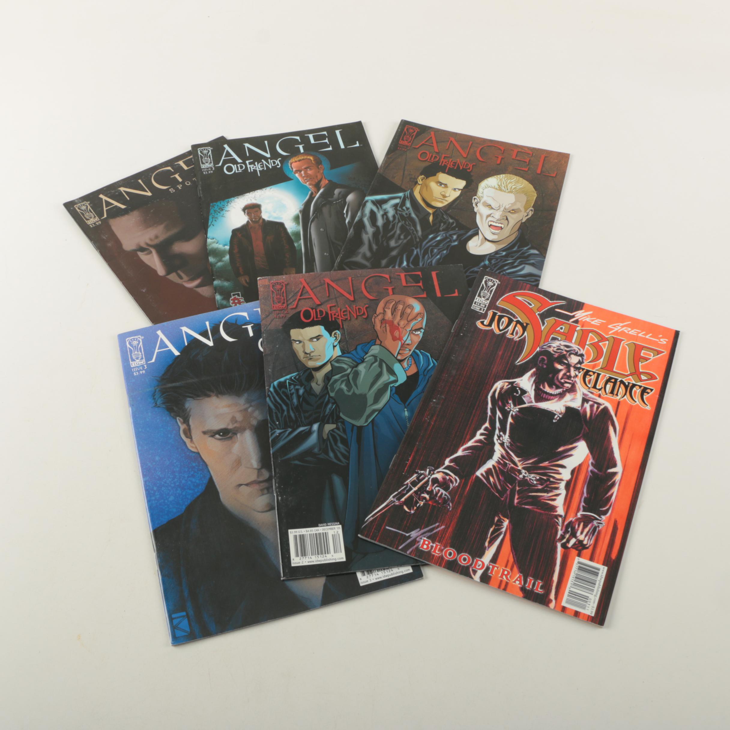 "Angel" "John Sable" and Other Modern Age IDW Comics